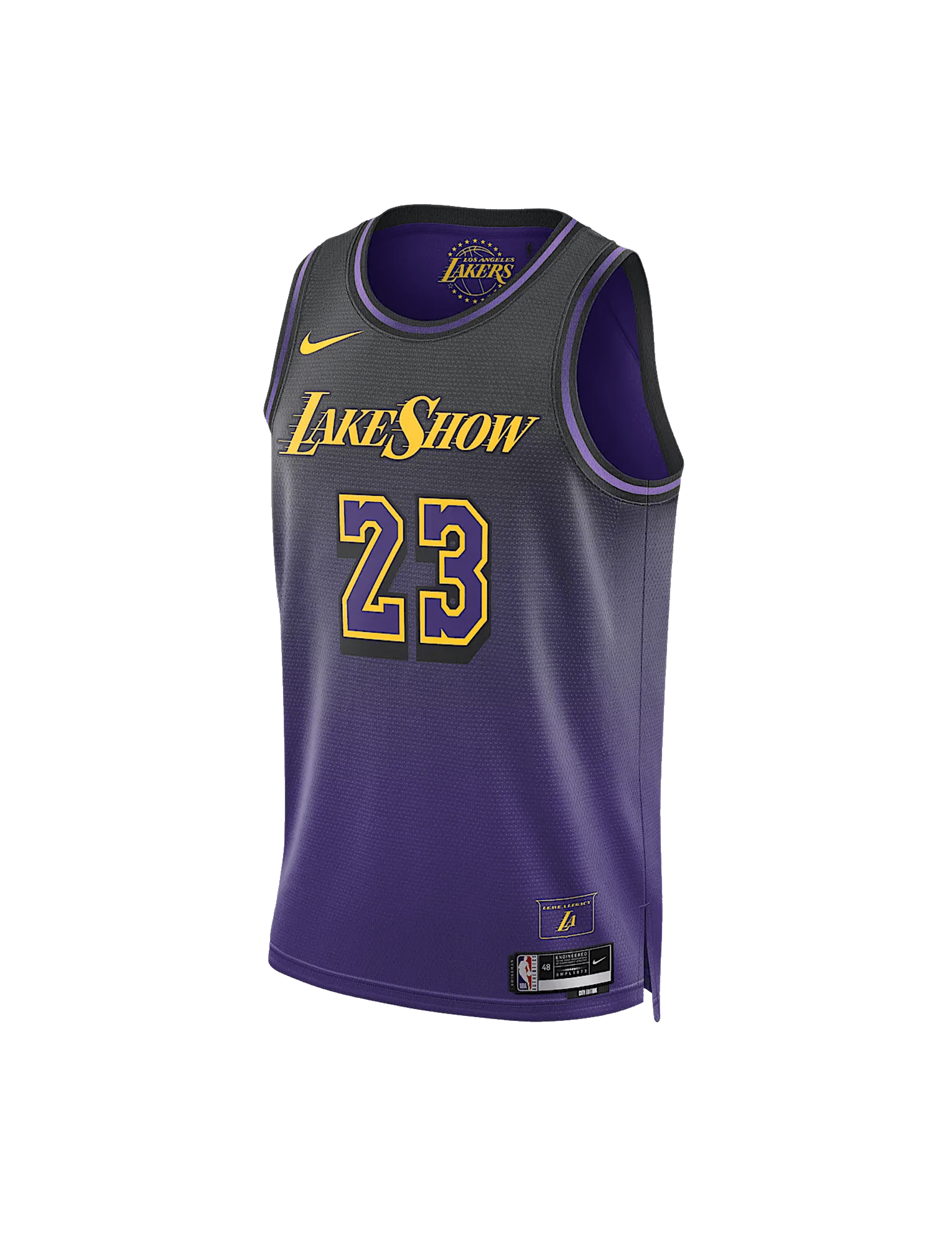 Youths LeBron James Los Angeles Lakers Nike NBA 24-25 City Edition Jersey