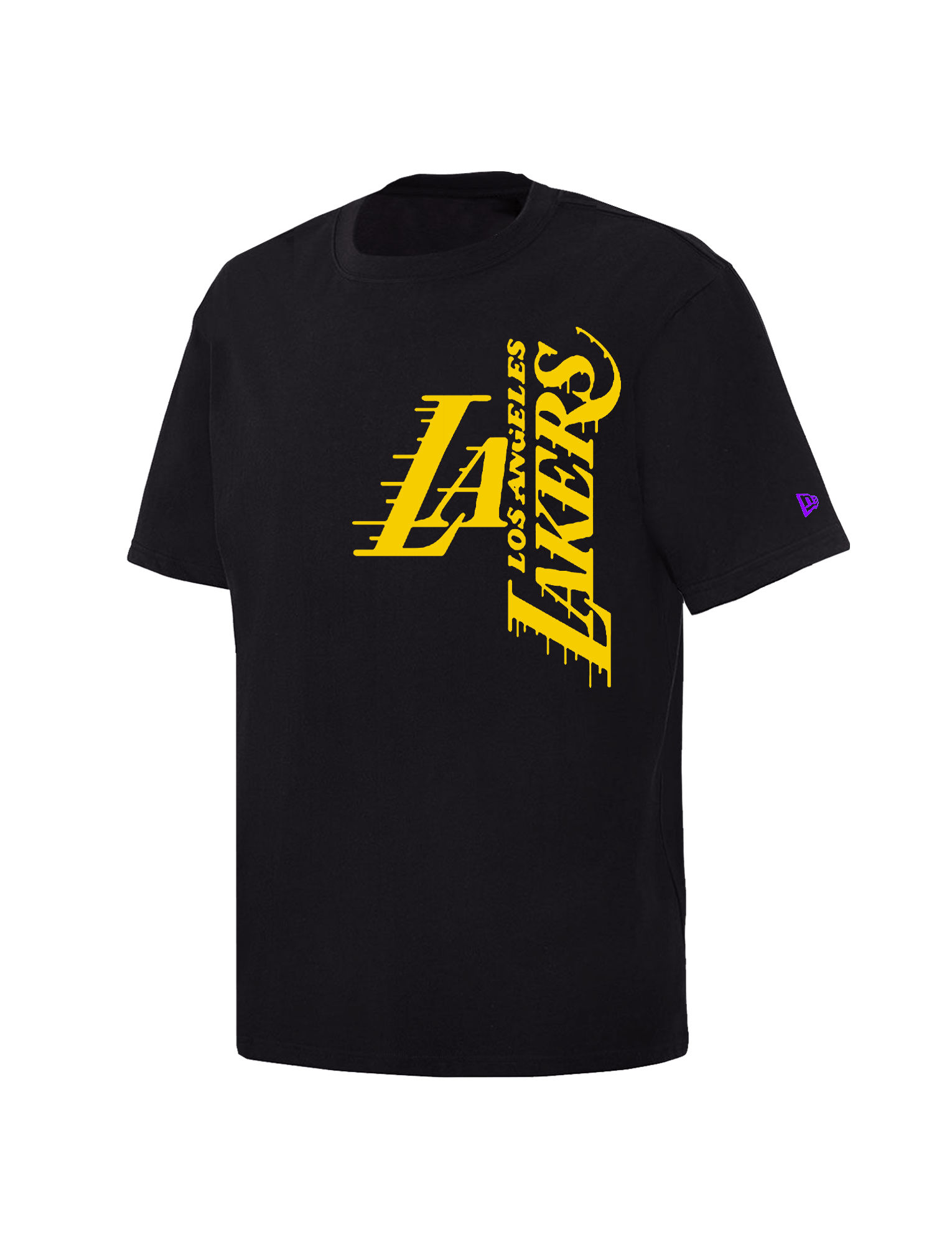Los Angeles Lakers New Era NBA 24-25 City Edition T-Shirt - Black