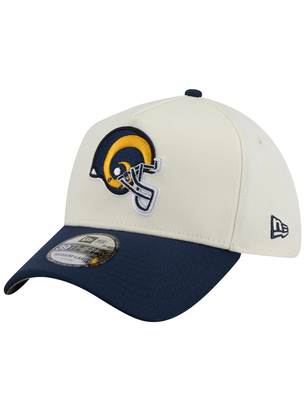 Los Angeles Rams New Era NFL Historic 39THIRTY A-Frame Stretch-Fit Hat - Chrome