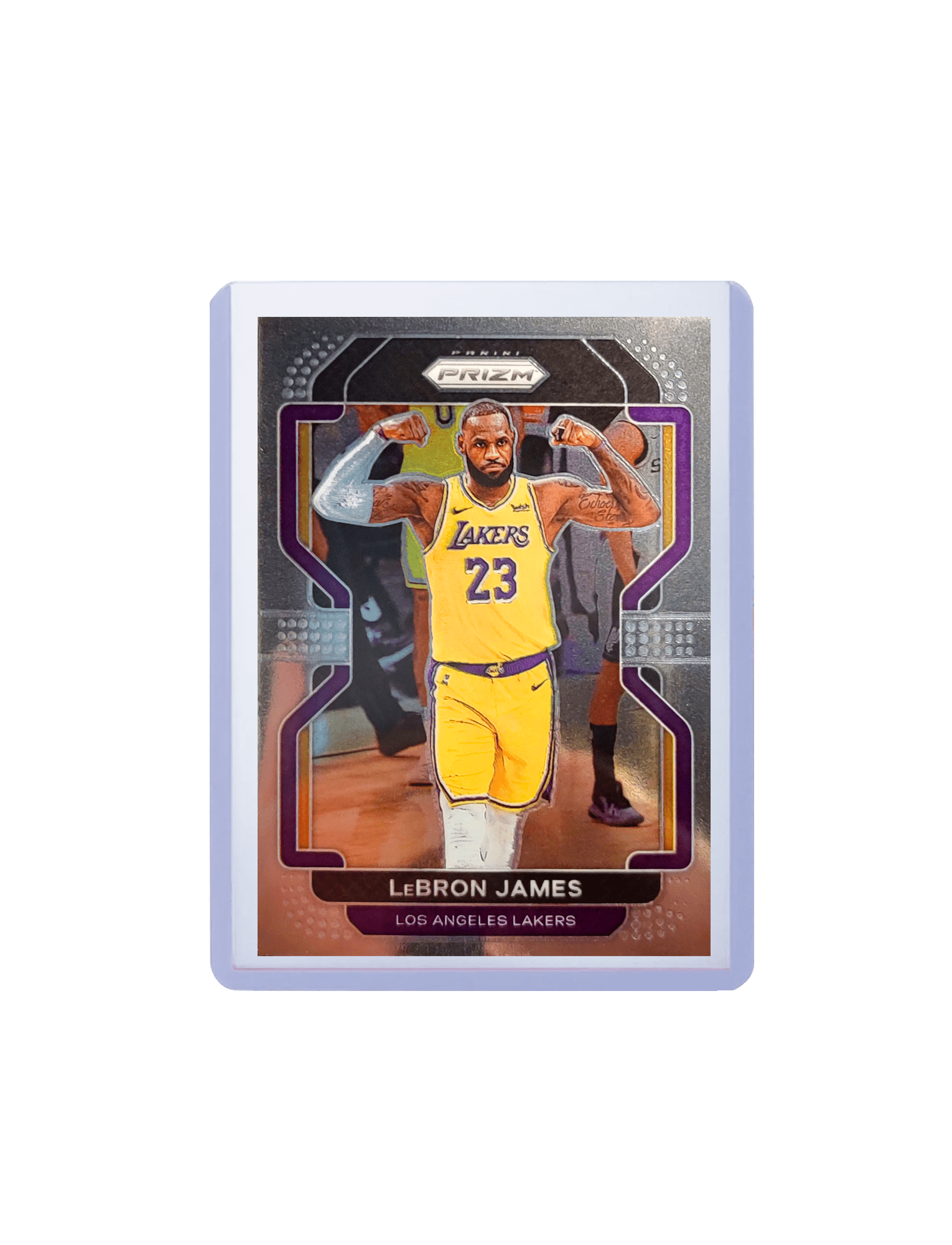 LeBron James Los Angeles Lakers Panini NBA 21-22 Prizm Base Card
