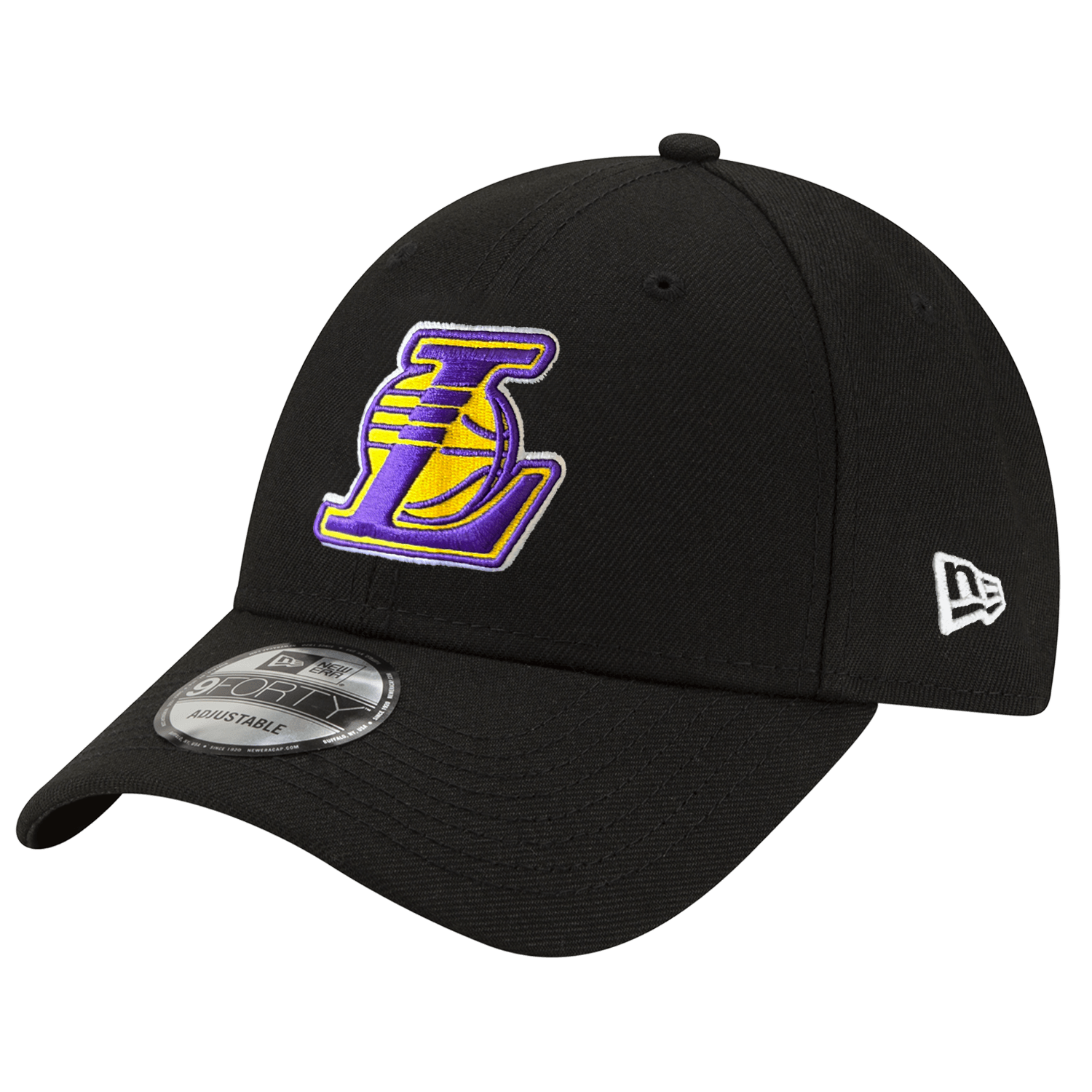 Los Angeles Lakers New Era NBA Team 9FORTY Snapback Hat - Black