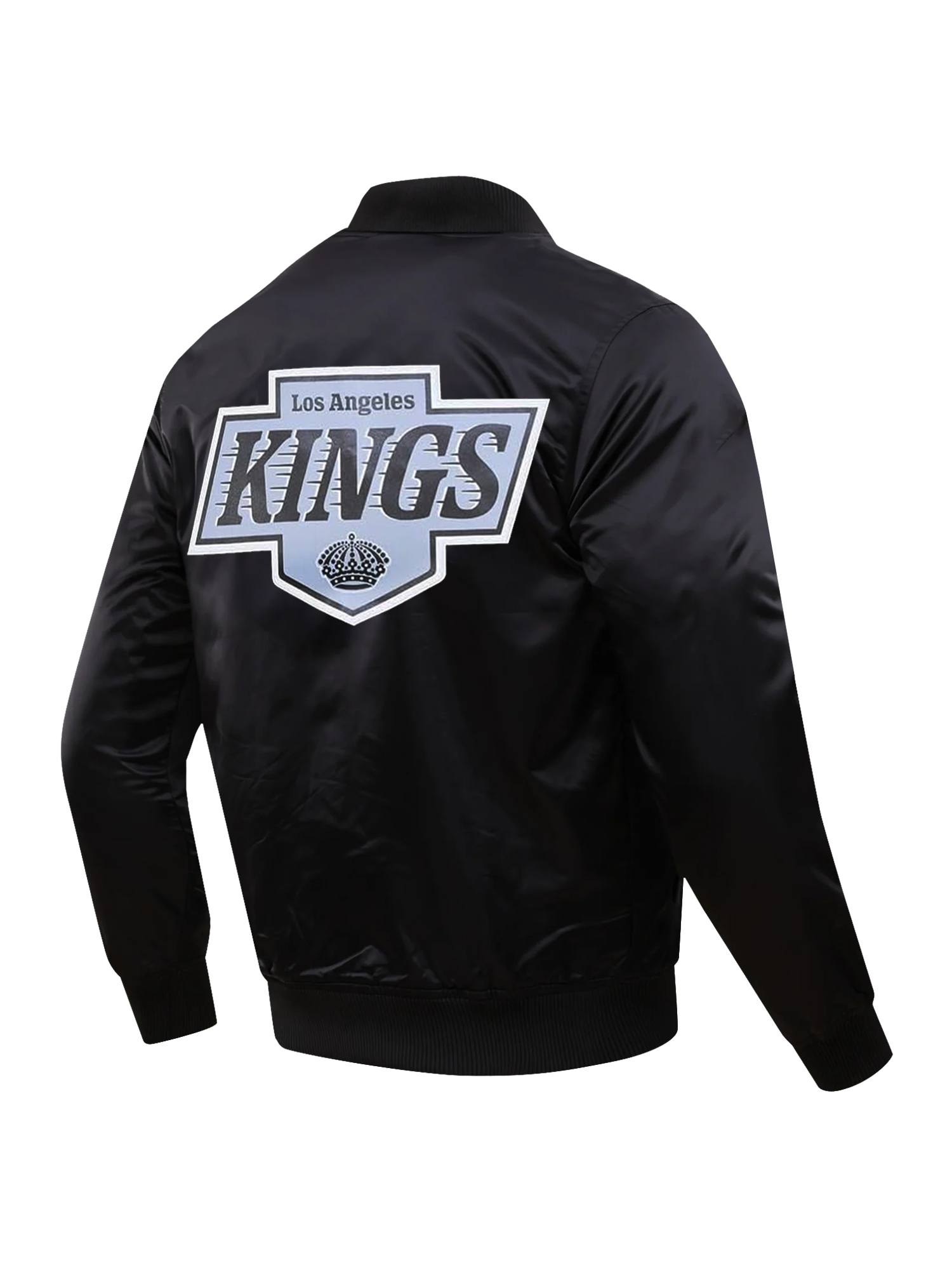 Los Angeles Kings Pro Standard NHL Team Classic Satin Button Jacket - Black