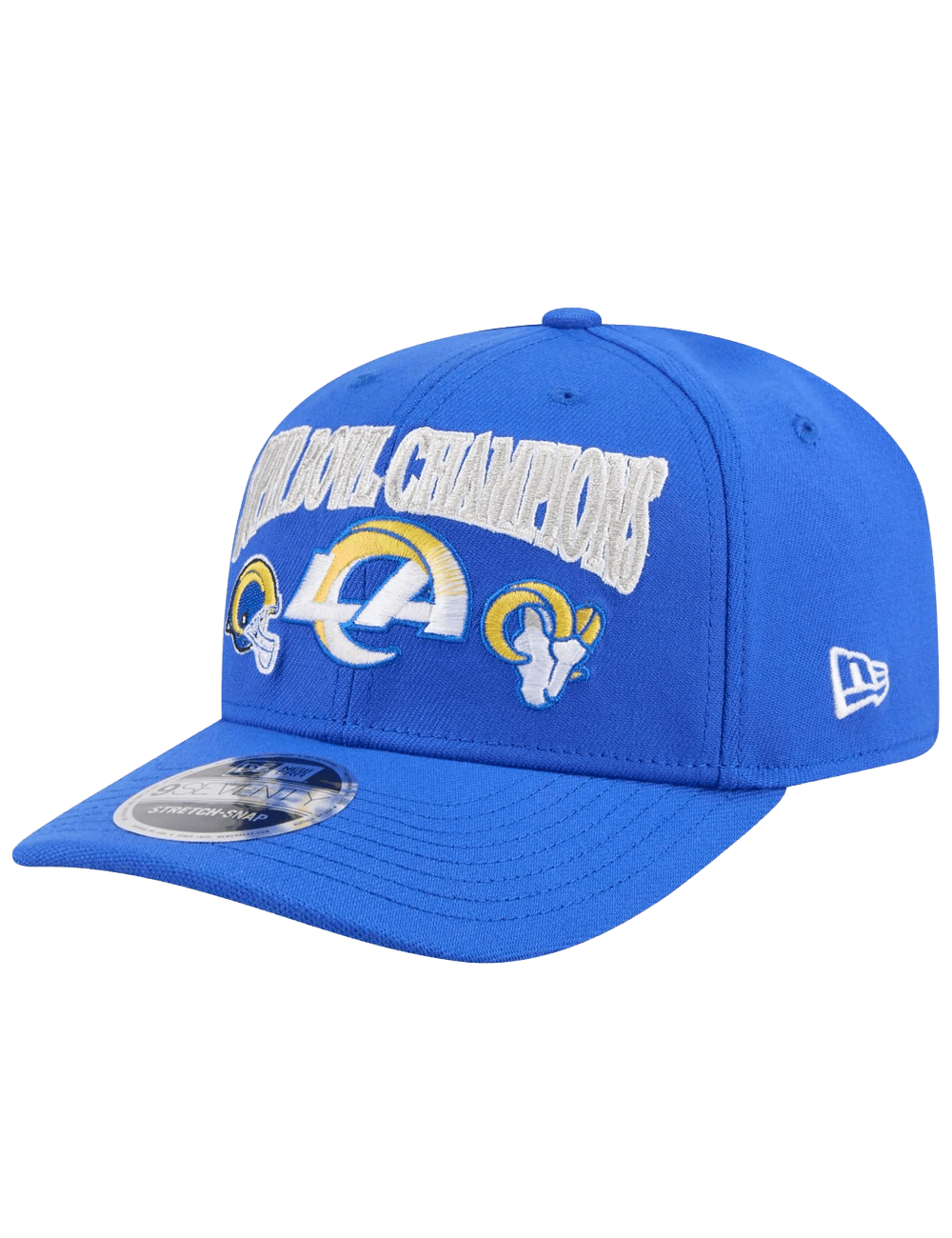 Los Angeles Rams New Era NFL Champs History 9SEVENTY Stretch Snapback Hat