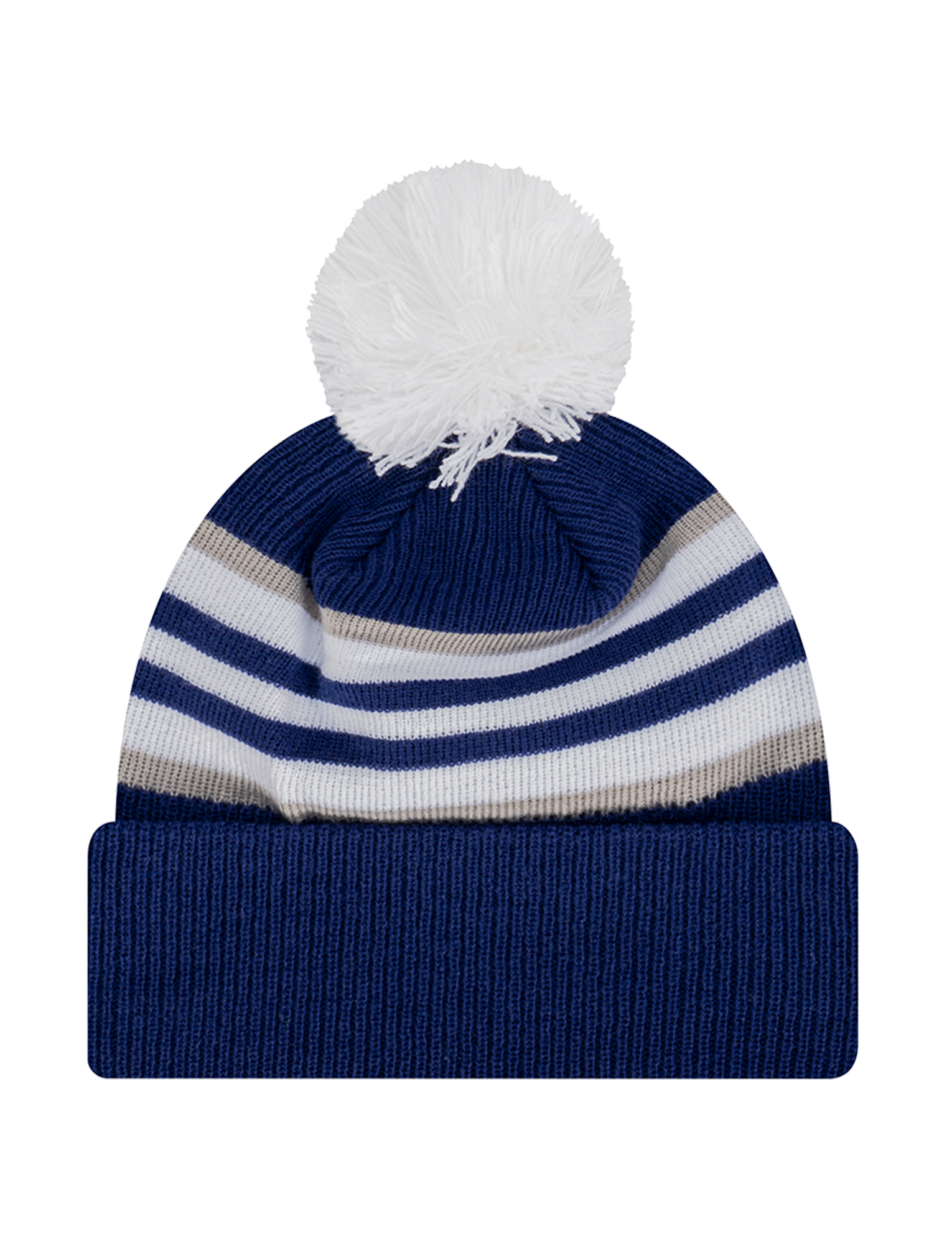 Los Angeles Dodgers New Era MLB Stripe Hit Knit Beanie - Blue