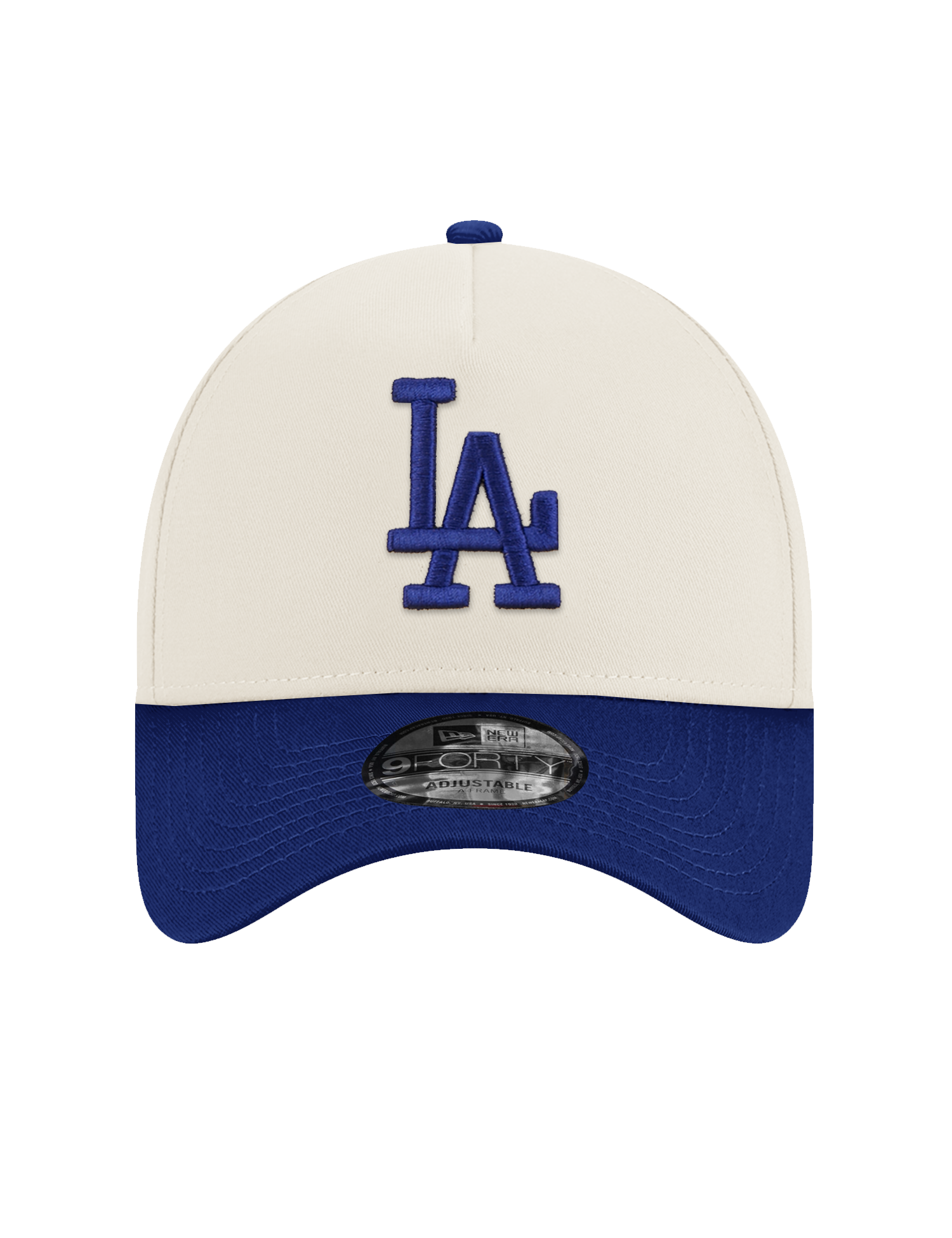Los Angeles Dodgers New Era MLB Team 2T 9FORTY A-Frame Snapback Hat - Chrome