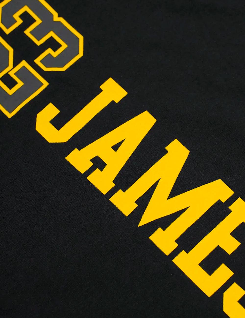 LeBron James Los Angeles Lakers NBA Name & Number T-Shirt - Black