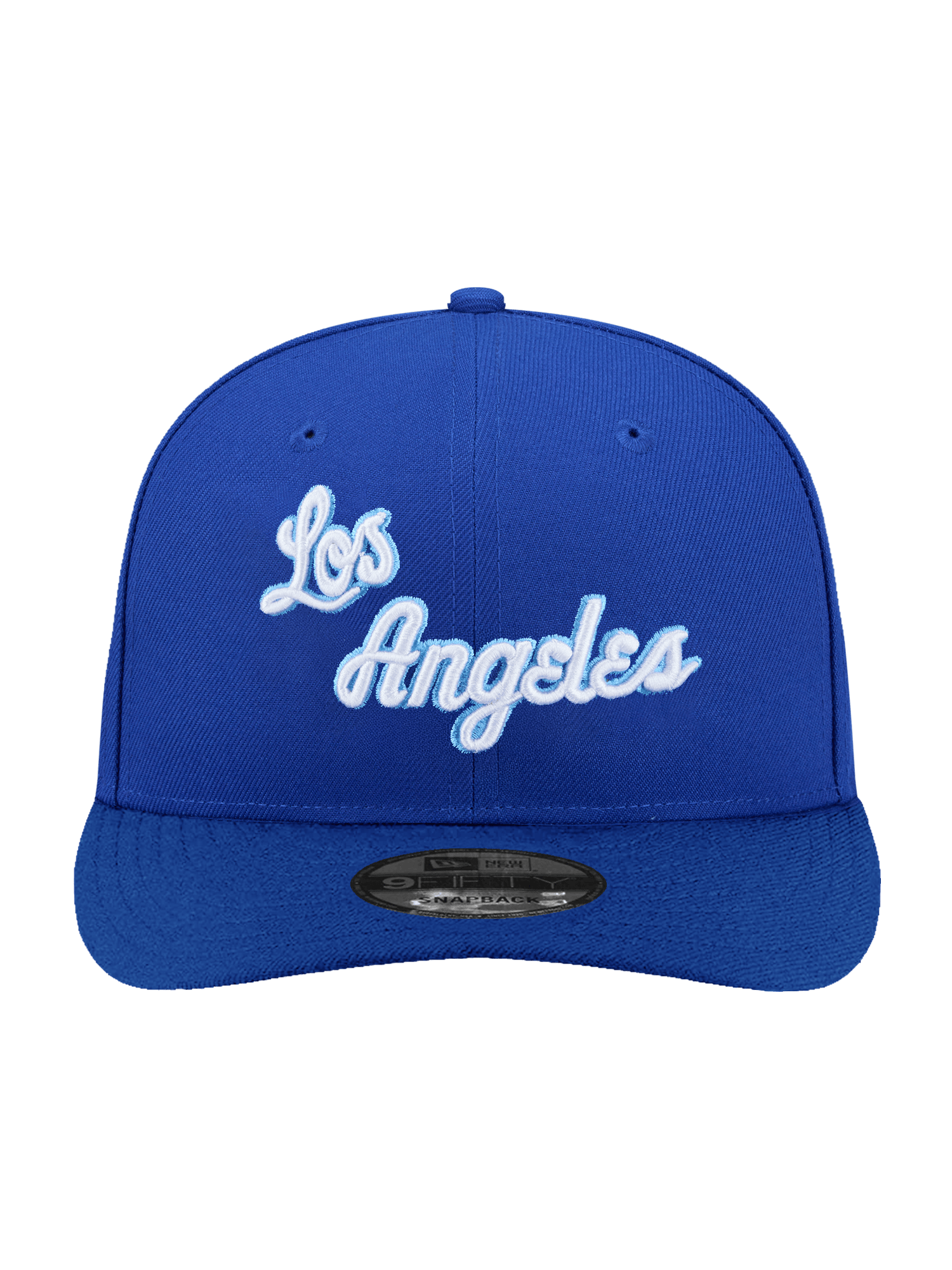Los Angeles Lakers New Era NBA HWC 9FIFTY Pre-Curved Snapback Hat - Blue