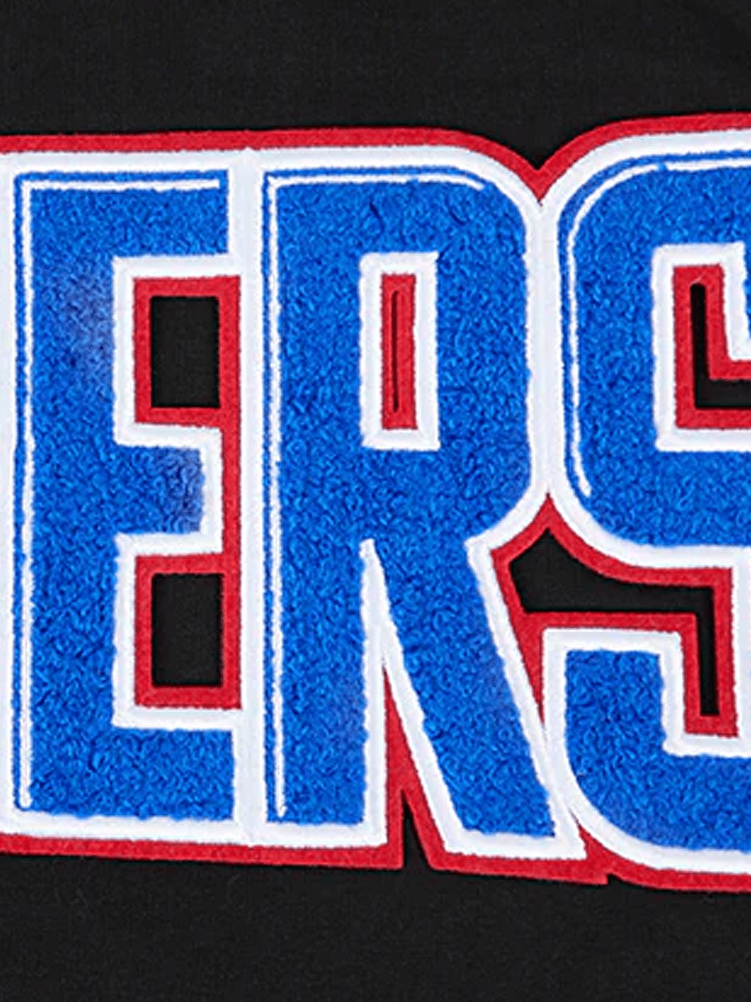 Los Angeles Clippers Pro Standard NBA Team Chenille Flex T-Shirt - Black