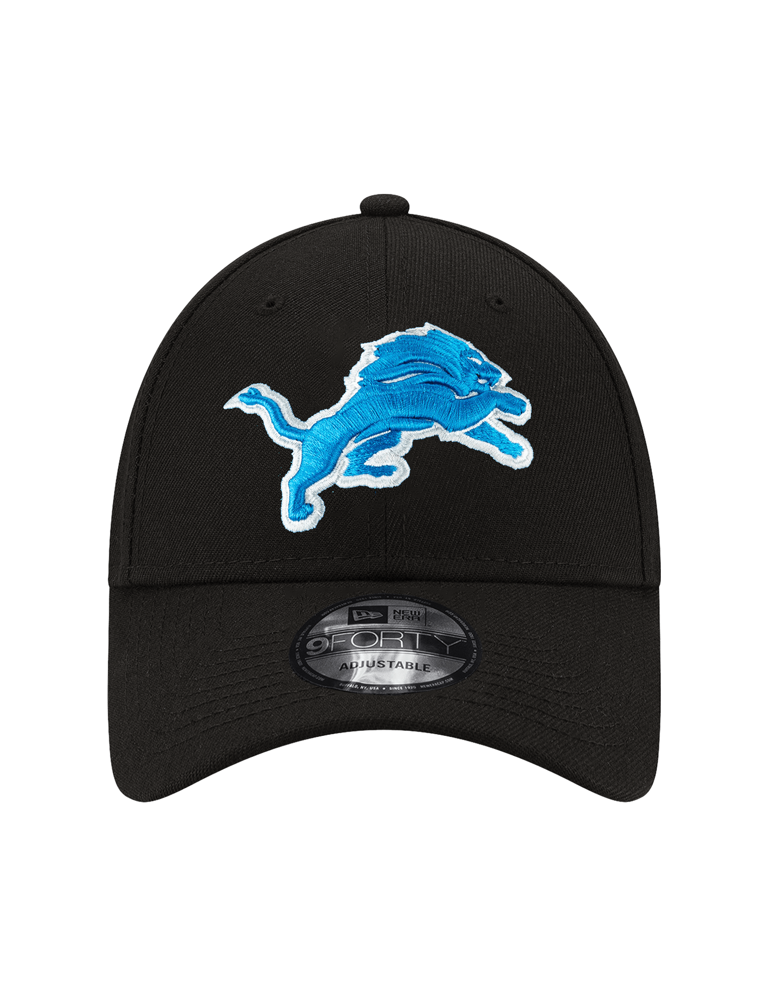Detroit Lions New Era NFL Team 9FORTY Snapback Hat - Black
