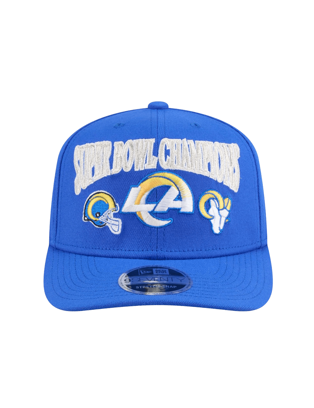 Los Angeles Rams New Era NFL Champs History 9SEVENTY Stretch Snapback Hat
