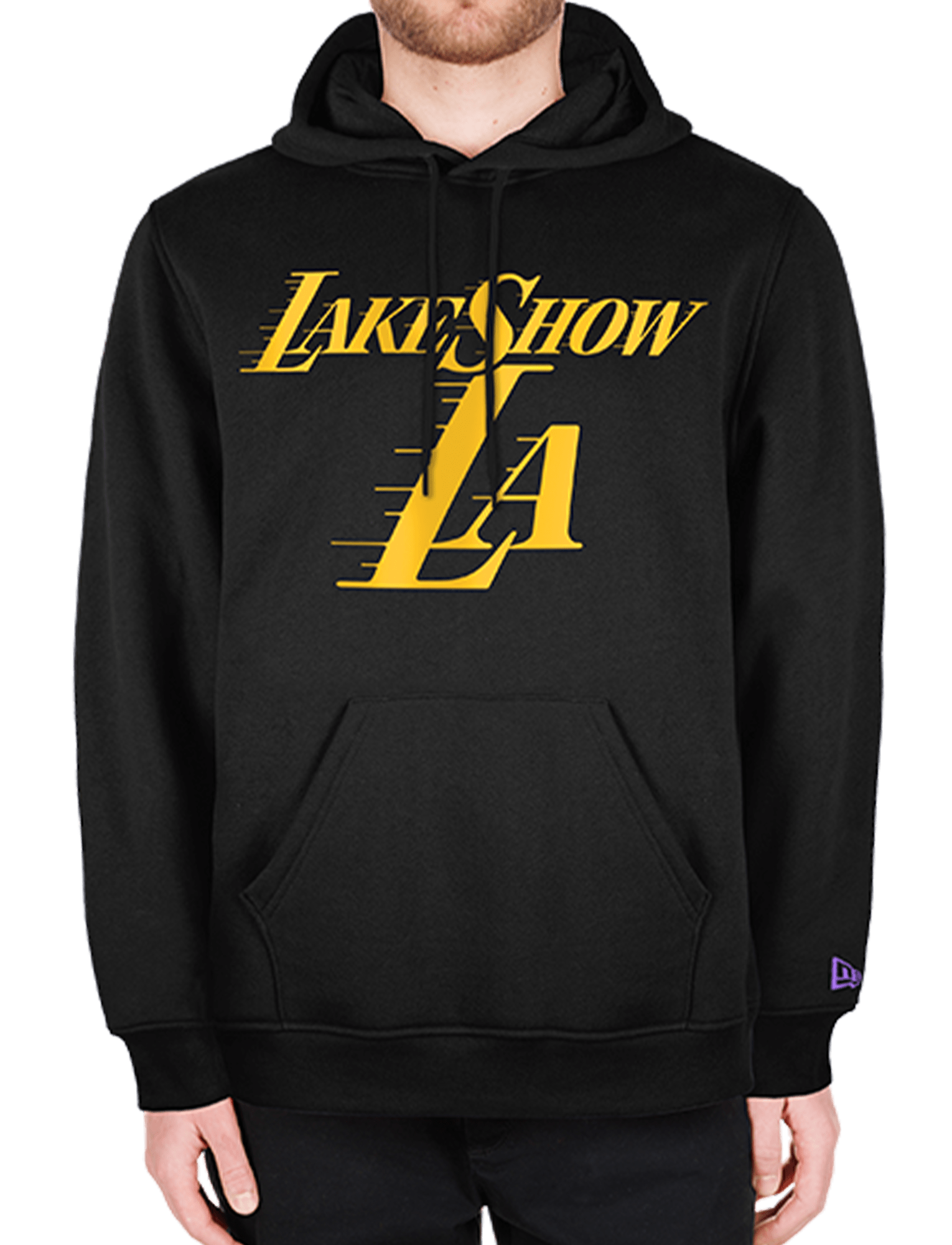 Los Angeles Lakers New Era NBA 24-25 City Edition Hoodie Jumper - Black