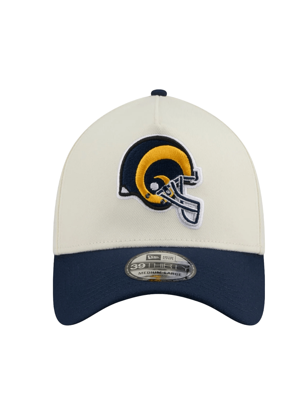 Los Angeles Rams New Era NFL Historic 39THIRTY A-Frame Stretch-Fit Hat - Chrome