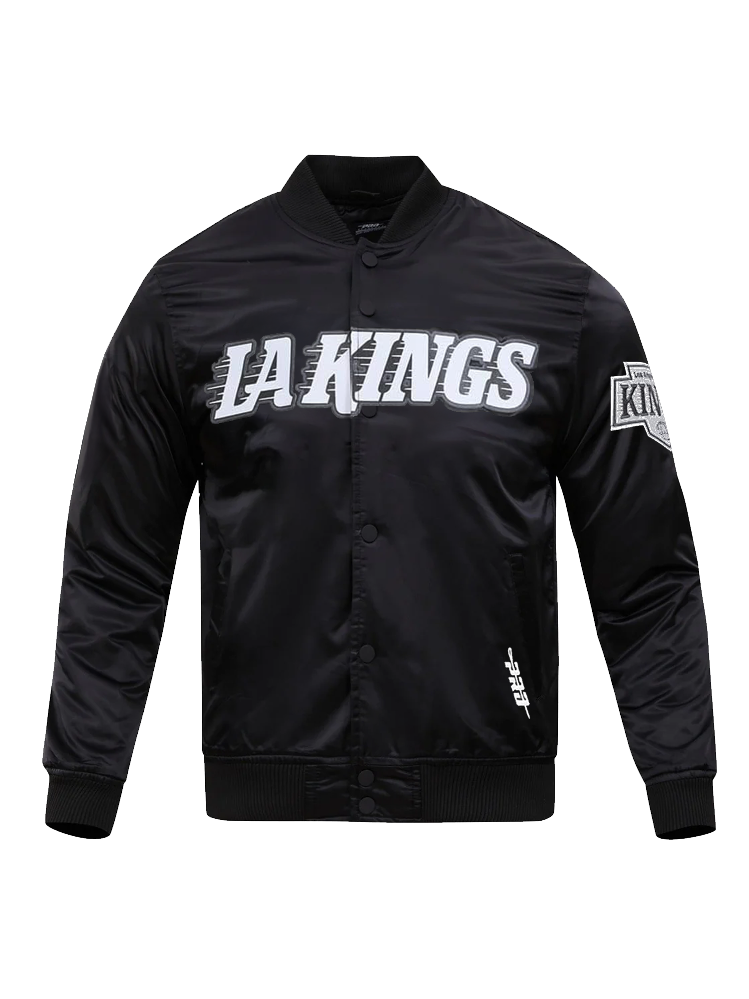 Los Angeles Kings Pro Standard NHL Team Classic Satin Button Jacket - Black