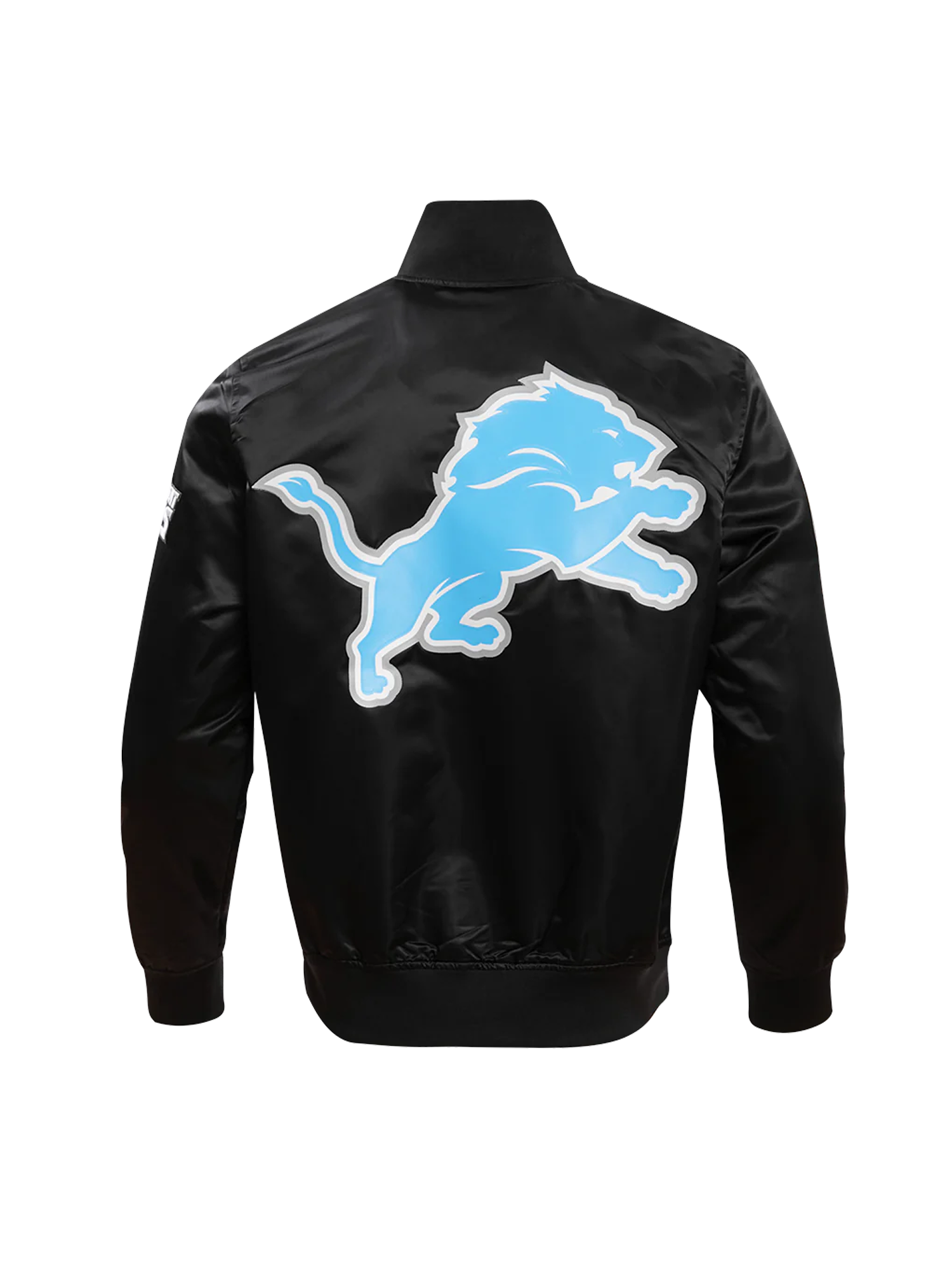 Detroit Lions Pro Standard NFL Team Classic Satin Button Jacket - Black