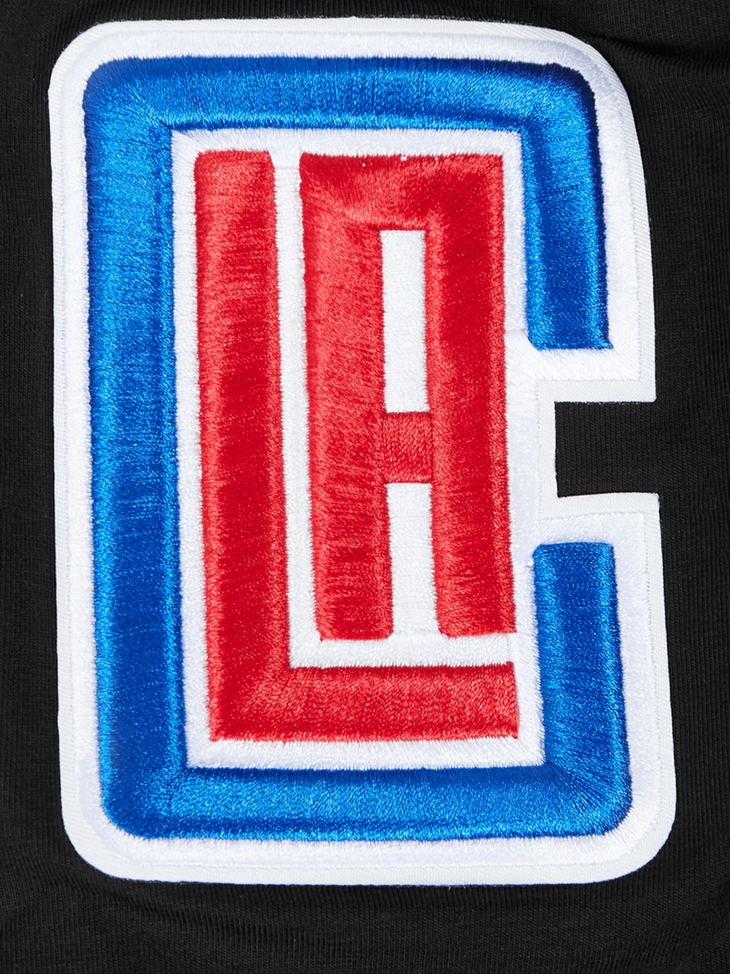 Los Angeles Clippers Pro Standard NBA Team Chenille Flex T-Shirt - Black