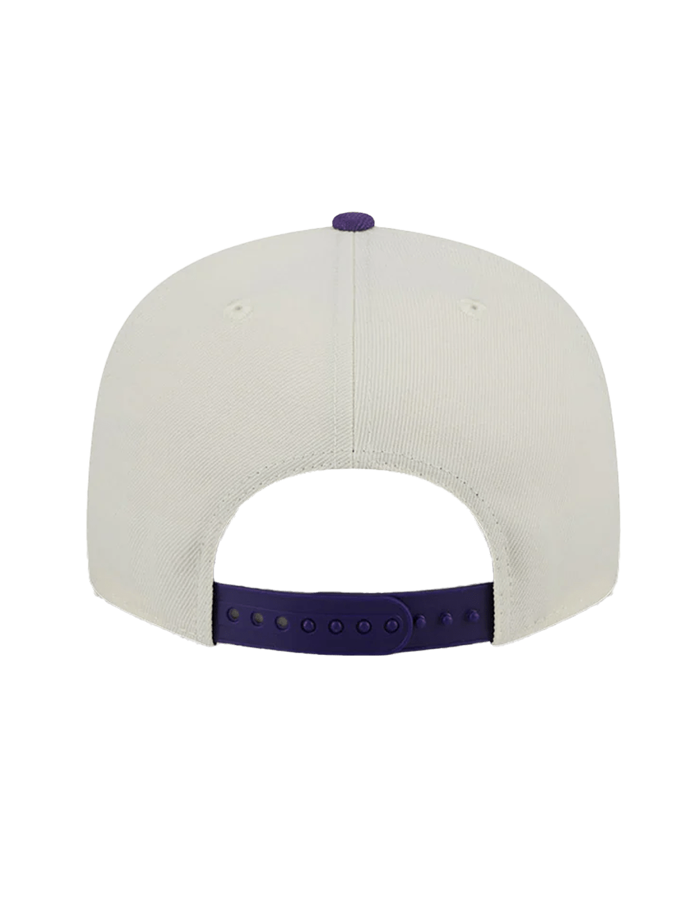 Los Angeles Lakers New Era NBA 2 Tone Script 9FIFTY Snapback Hat - Chrome White