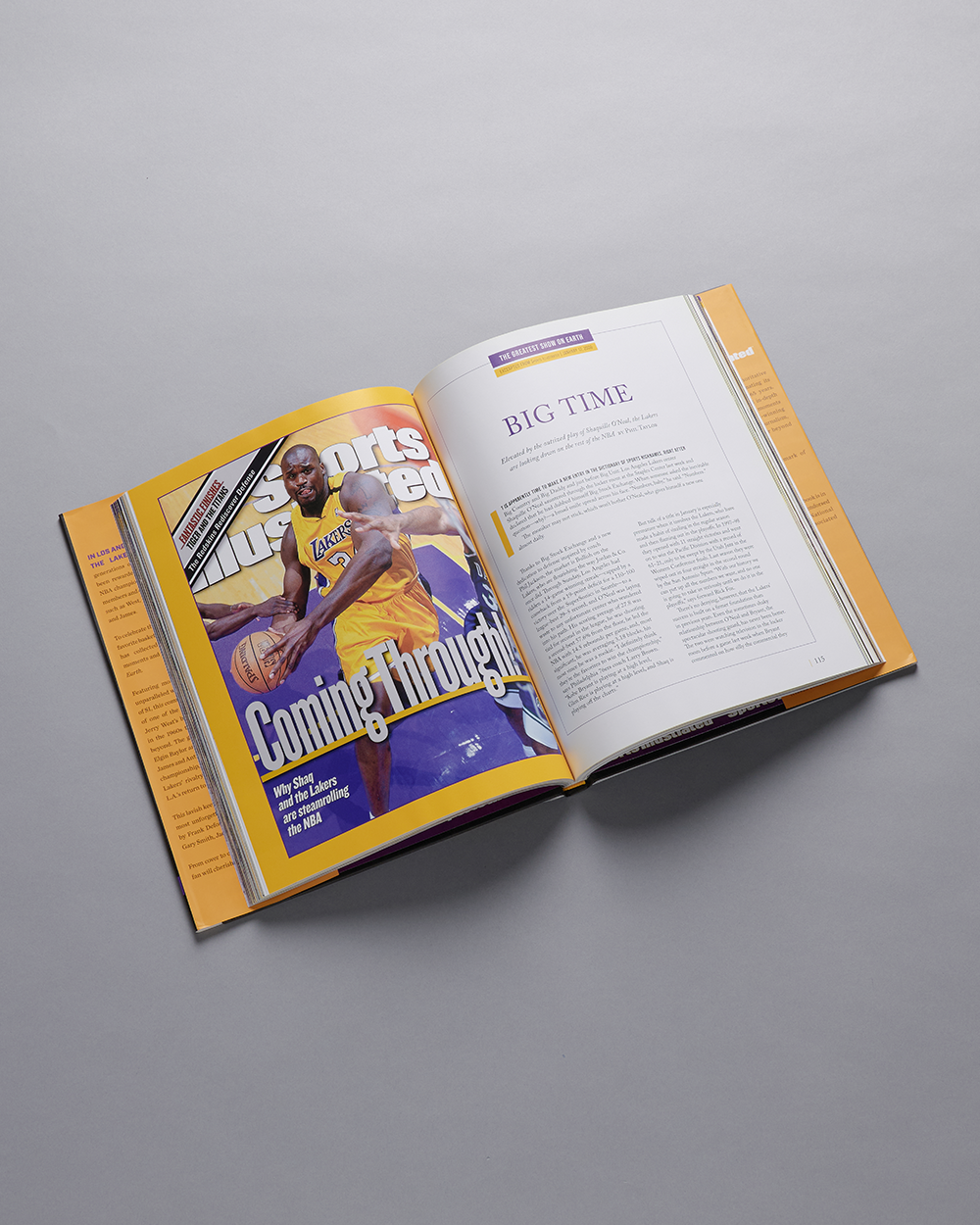Los Angeles Lakers Sports Illustrated NBA Lakers History Hardcover Book