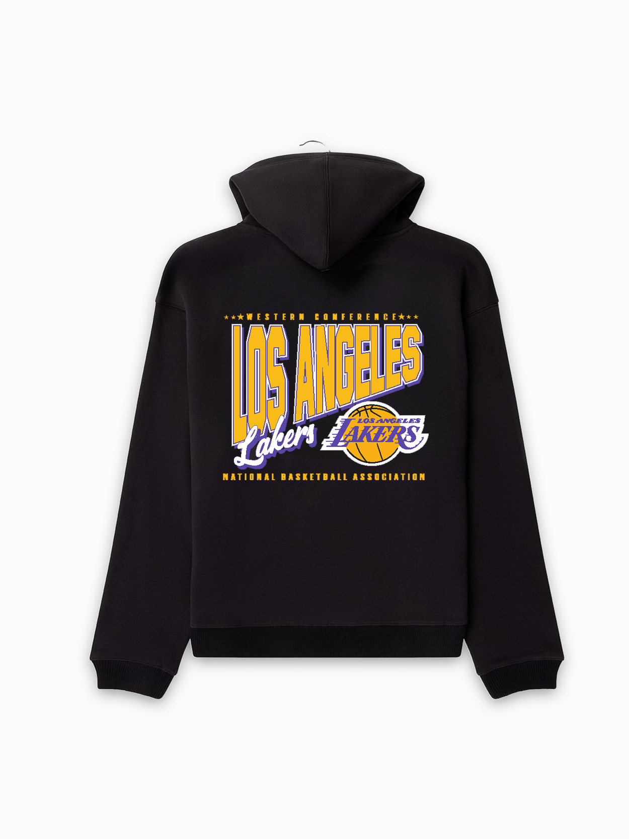 Los Angeles Lakers NBA Essentials Clarkdale Vintage Hoodie Jumper - Black