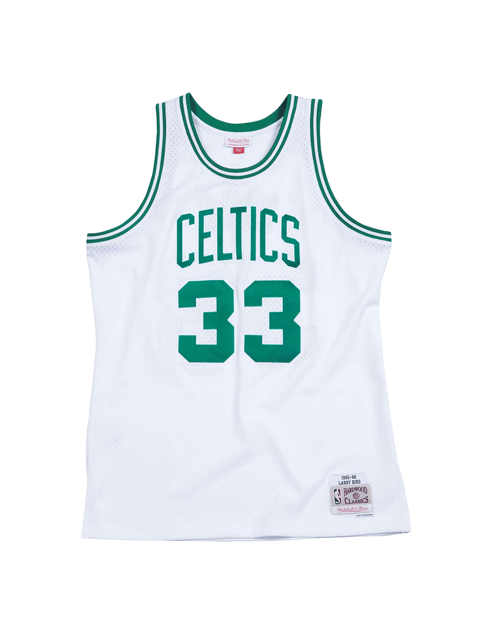 Larry Bird Boston Celtics Mitchell & Ness NBA 85-86 HWC Swingman Jersey - White