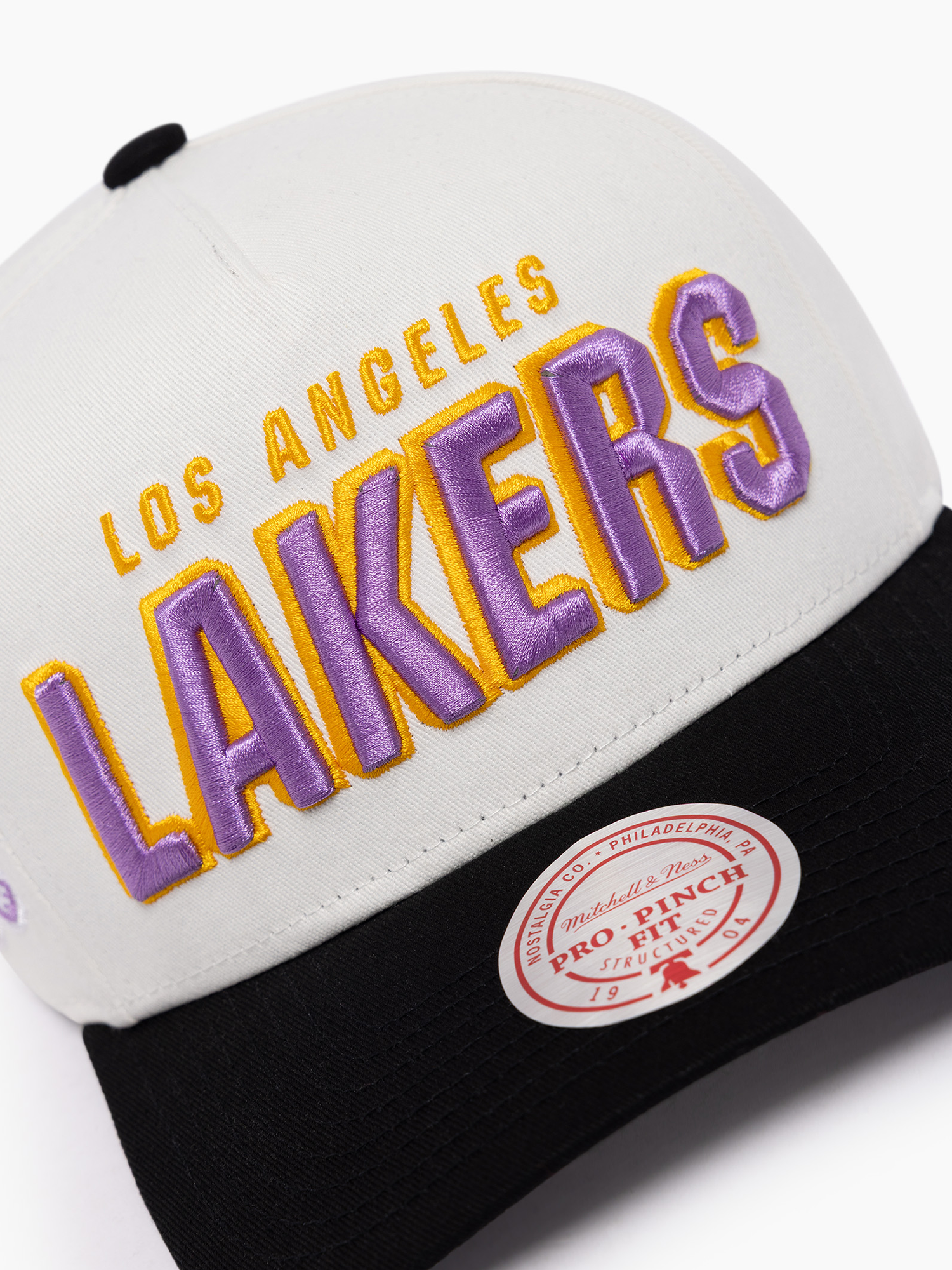 Los Angeles Lakers Mitchell & Ness NBA HWC Draft Day Pro Pinch Snapback Hat