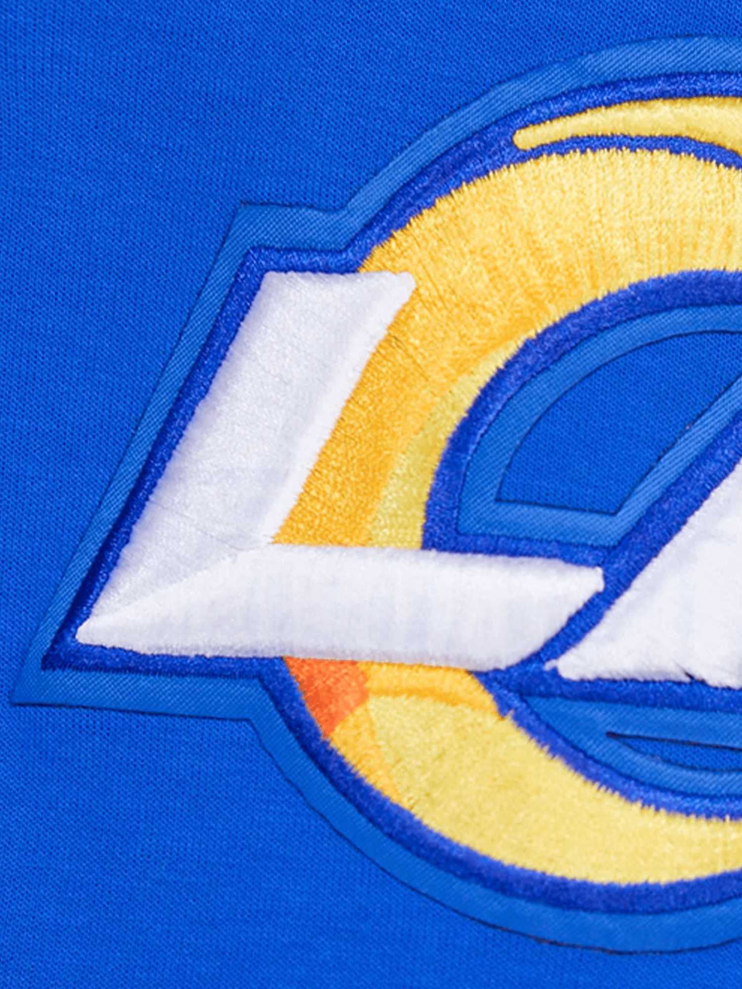 Los Angeles Rams Pro Standard NFL Team Chenille Hoodie Jumper - Blue