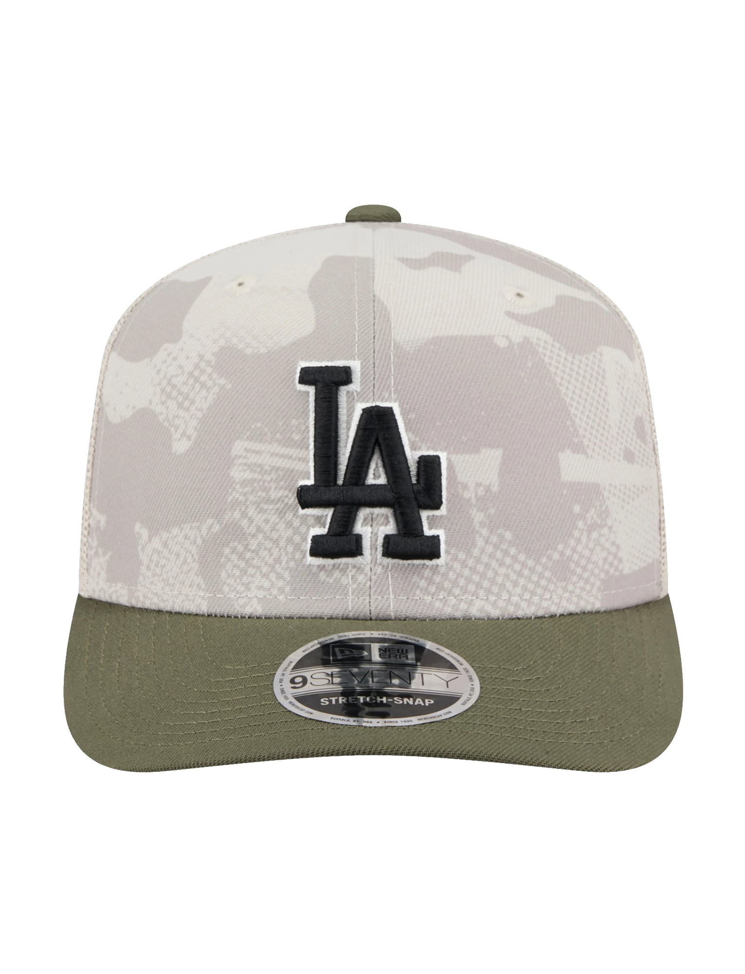Los Angeles Dodgers New Era MLB Armed Forces 2025 9SEVENTY Stretch-Snapback Hat