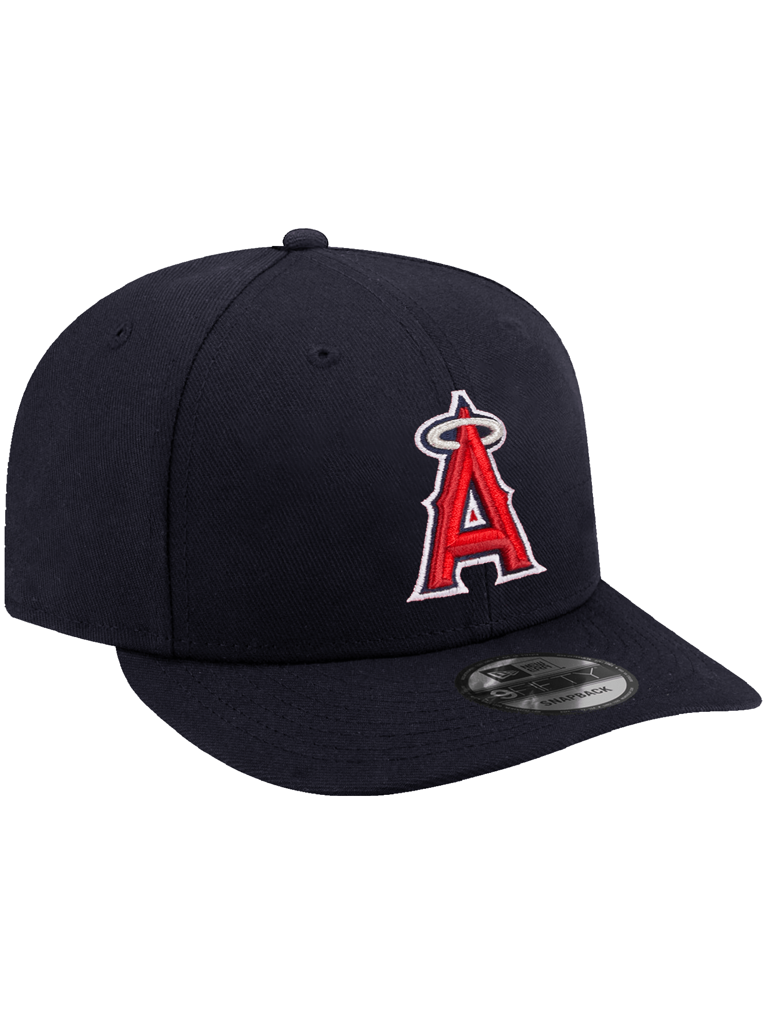Los Angeles Angels New Era MLB Team Pre-Curved 9FIFTY Snapback Hat - Navy