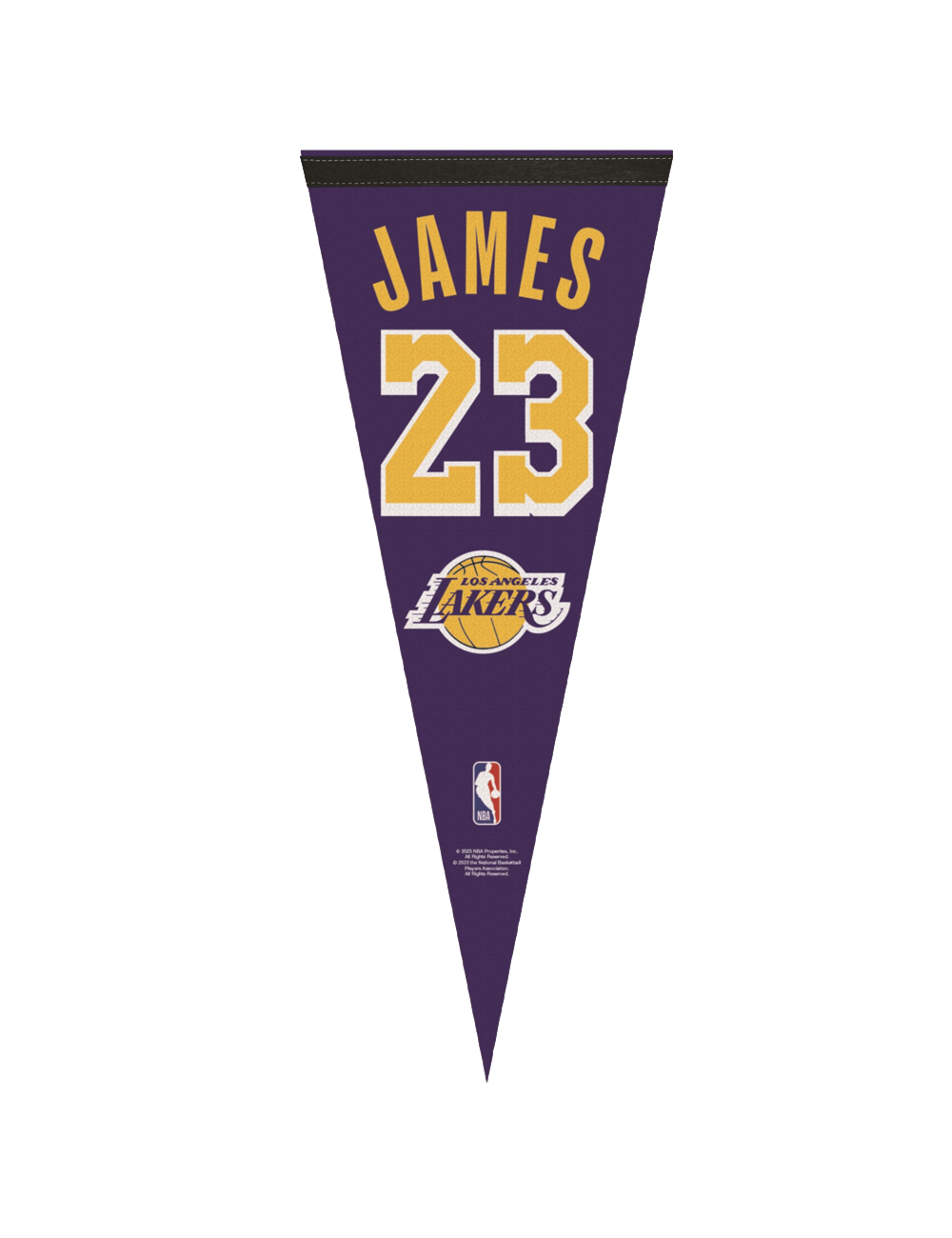 LeBron James Los Angeles Lakers Wincraft NBA 12 x 30" Jersey Felt Pennant
