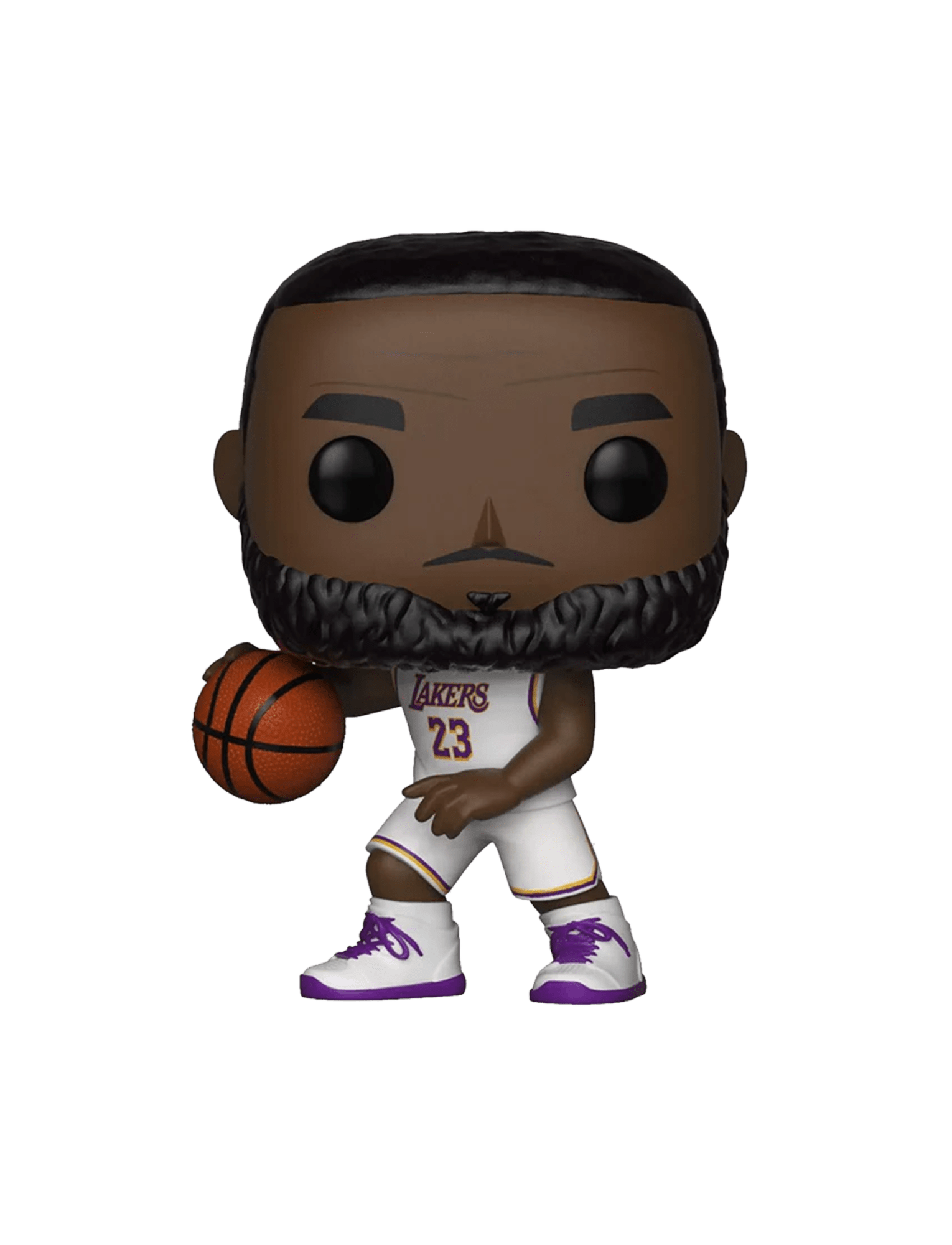 LeBron James Los Angeles Lakers Funko NBA Pop 52 Figure - White