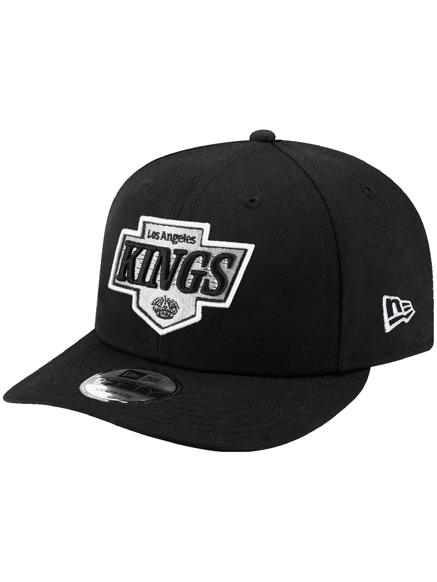 Los Angeles Kings New Era NHL Team 9FIFTY Pre-Curved Snapback Hat - Black