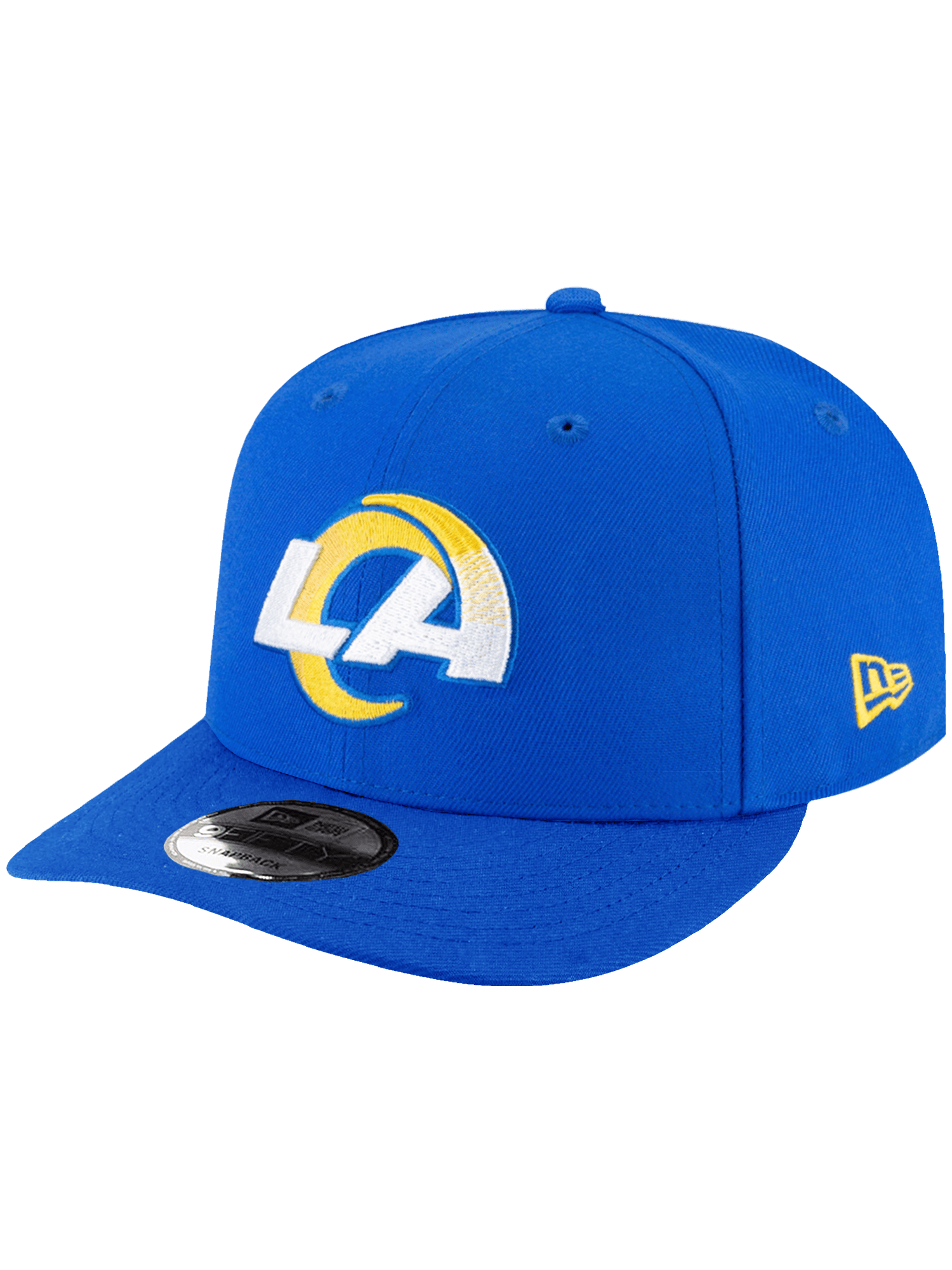 Los Angeles Rams New Era NFL Team Pre-Curved 9FIFTY Snapback Hat - Blue