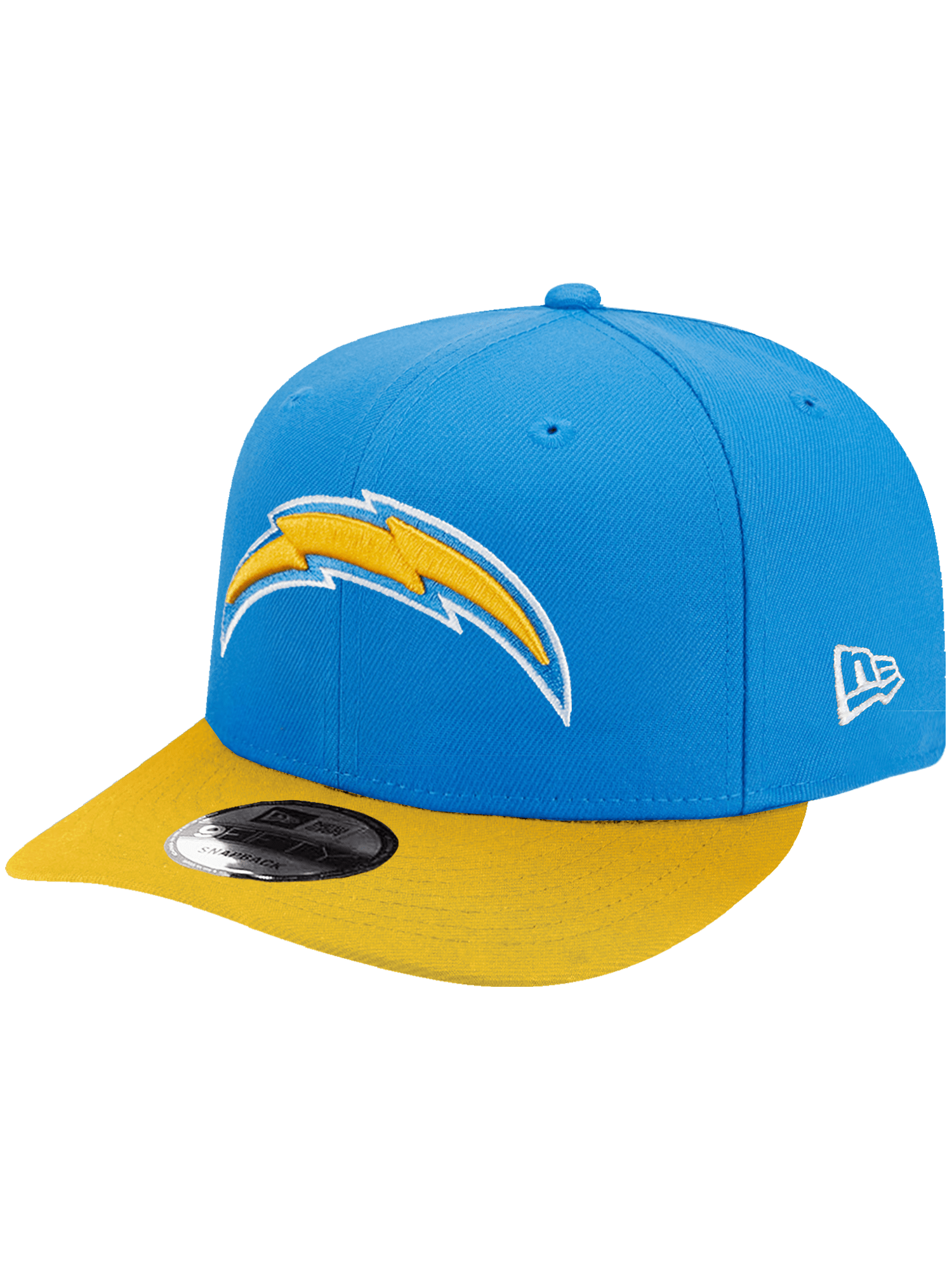 Los Angeles Chargers New Era NFL Team 9FIFTY Pre-Curved Snapback Hat - Blue/Gold