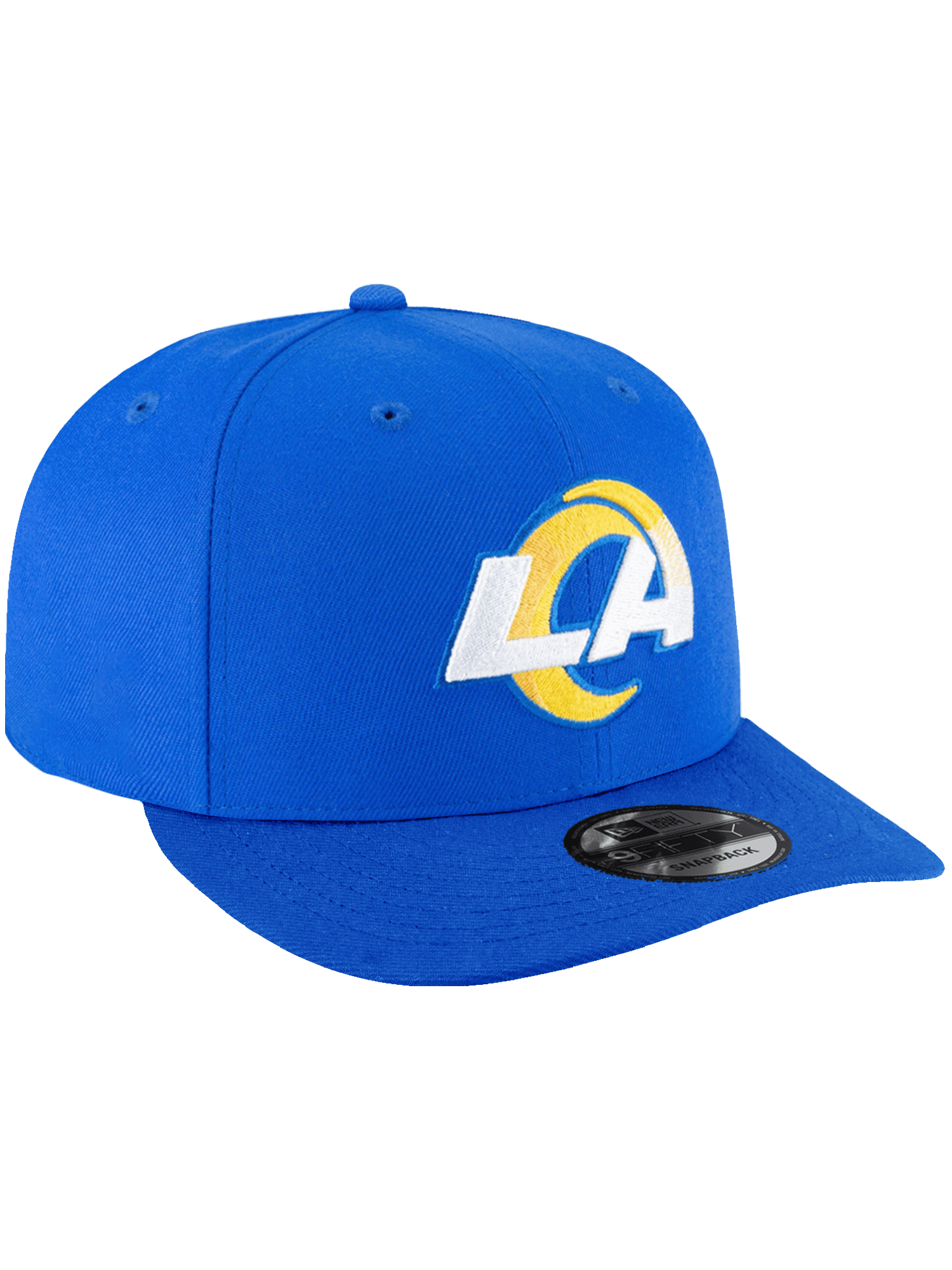 Los Angeles Rams New Era NFL Team Pre-Curved 9FIFTY Snapback Hat - Blue