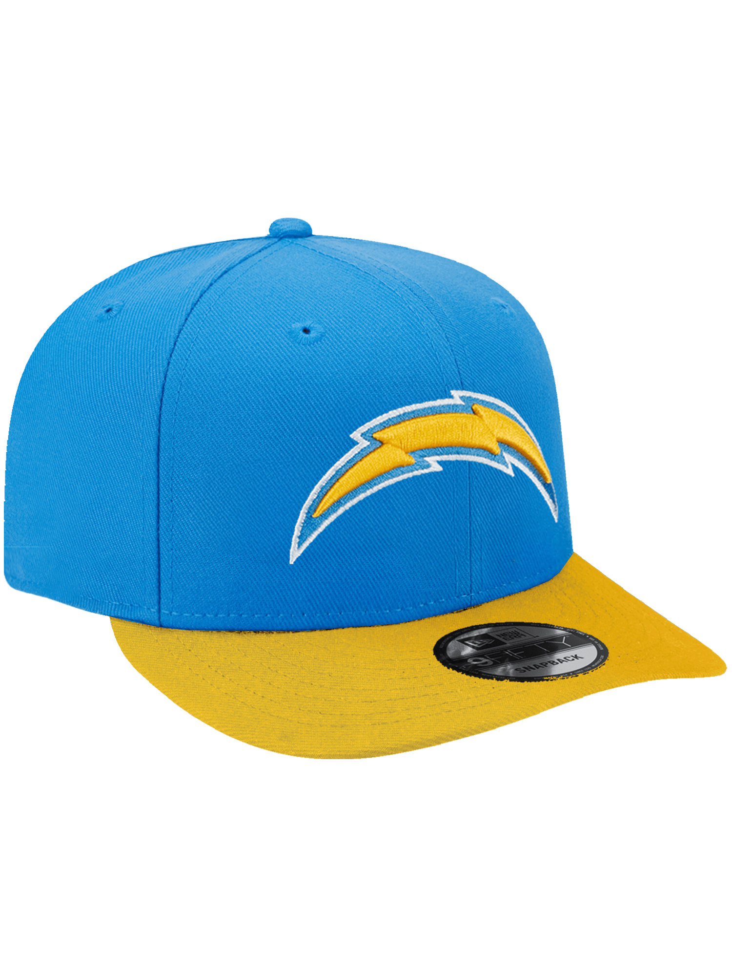 Los Angeles Chargers New Era NFL Team 9FIFTY Pre-Curved Snapback Hat - Blue/Gold