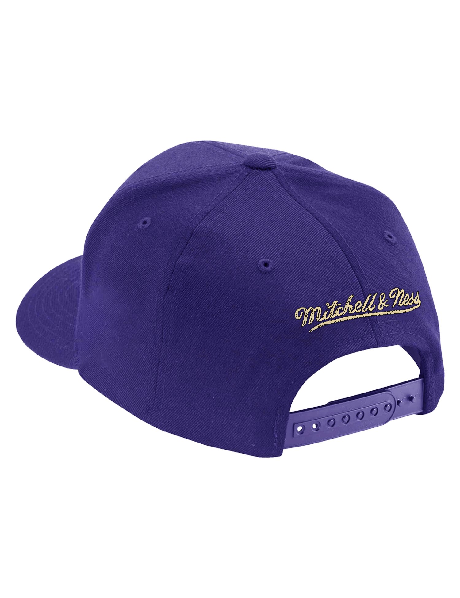 Los Angeles Lakers Mitchell & Ness NBA Layup Classic Red Snapback Hat - Purple