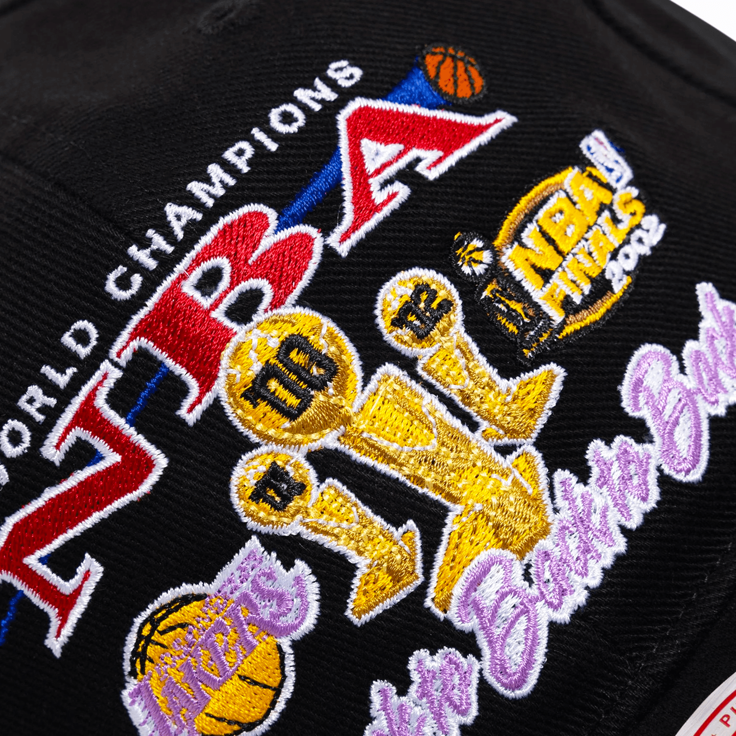 Los Angeles Lakers Mitchell & Ness NBA Finals Deadstock Snapback Hat - Black