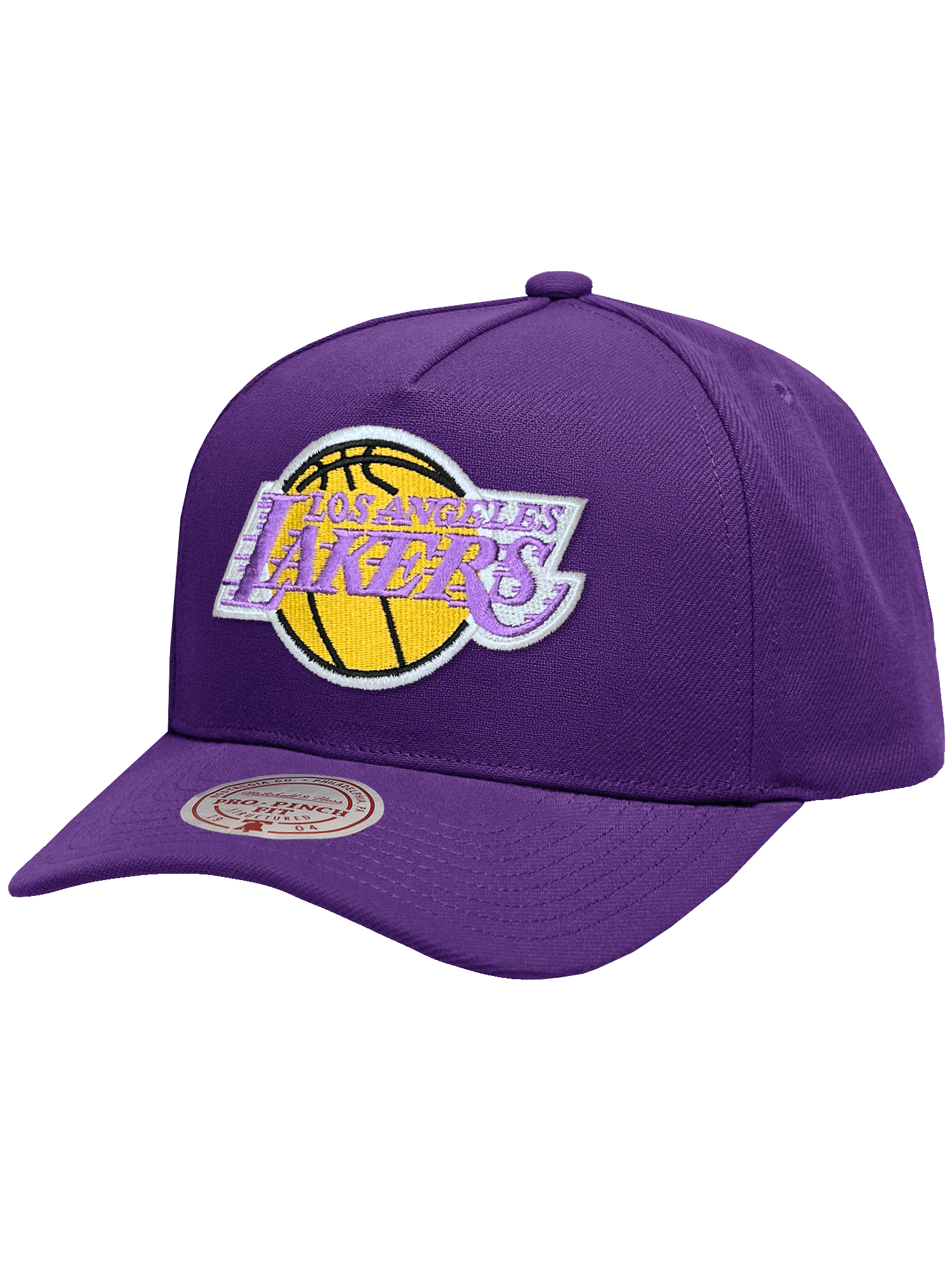 Los Angeles Lakers Mitchell & Ness NBA HWC Pro Pinch Snapback Hat - Purple