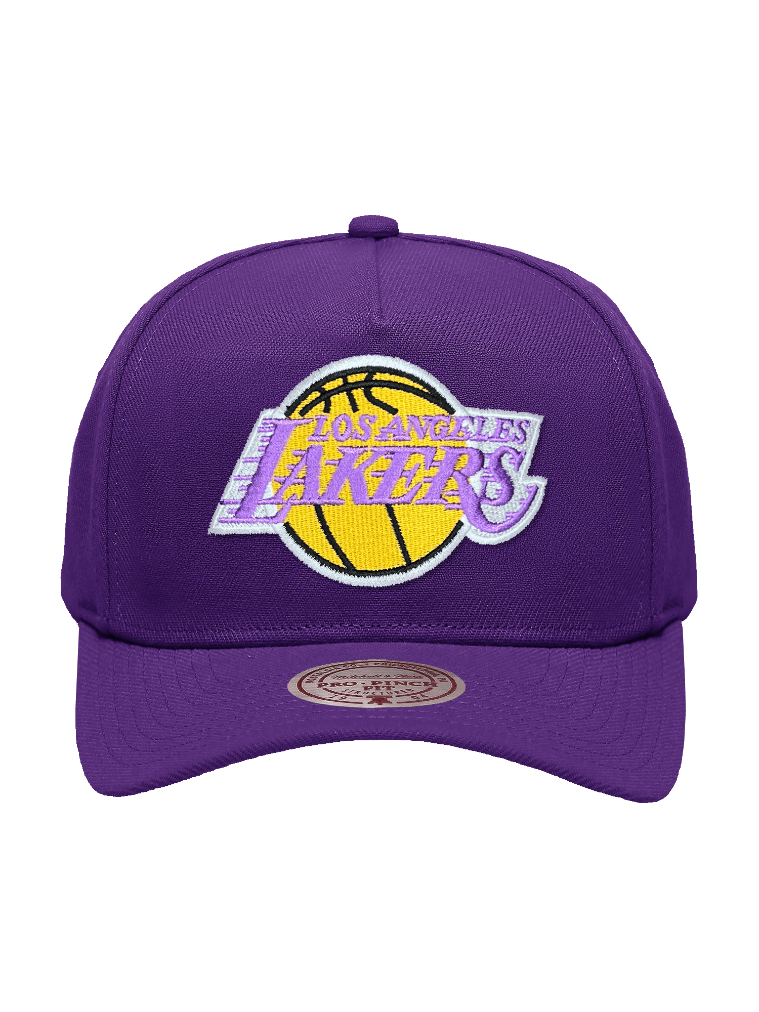 Los Angeles Lakers Mitchell & Ness NBA HWC Pro Pinch Snapback Hat - Purple