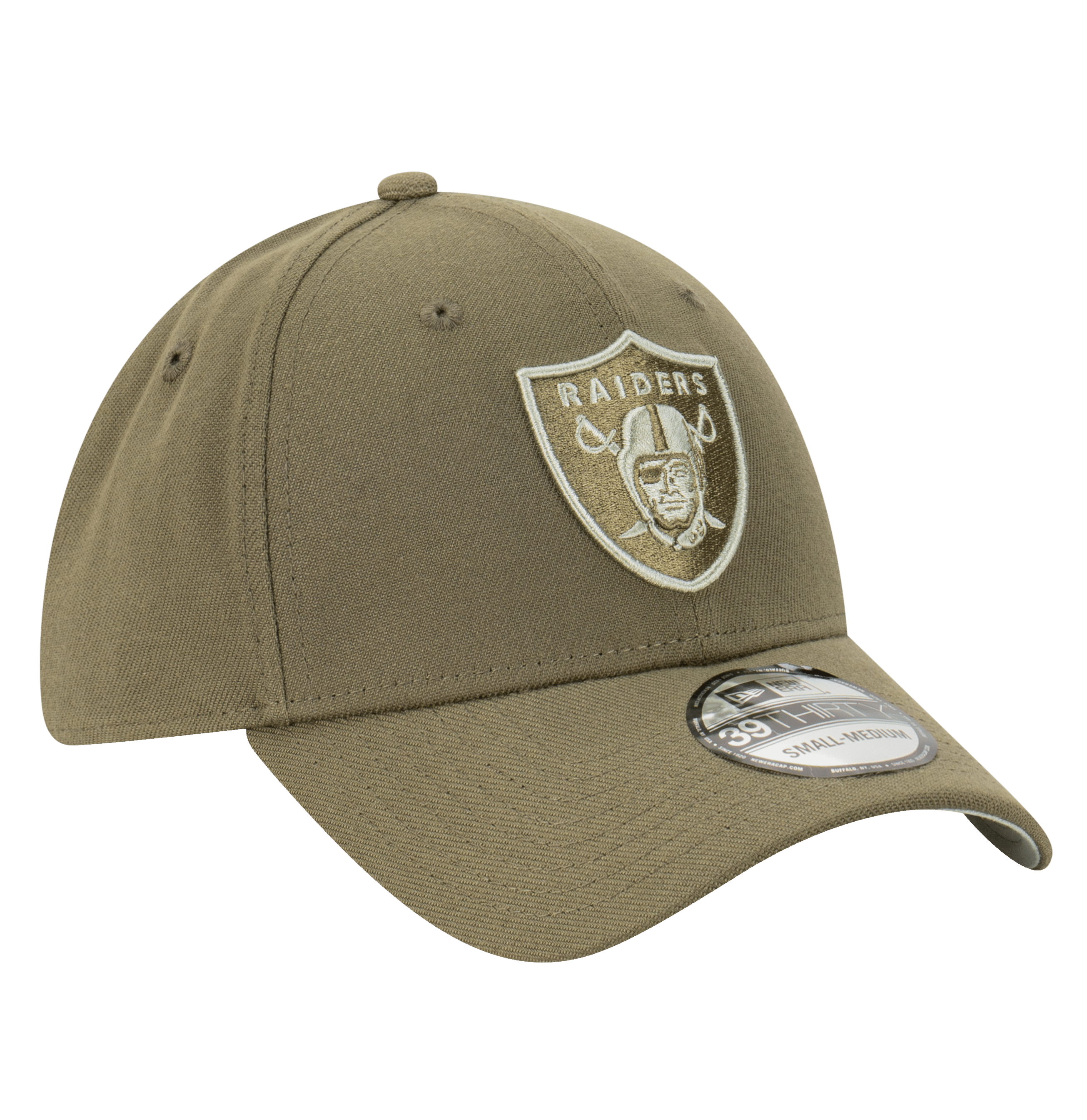 Las Vegas Raiders New Era NFL Tonal 39THIRTY Stretch-Fit Hat - Olive
