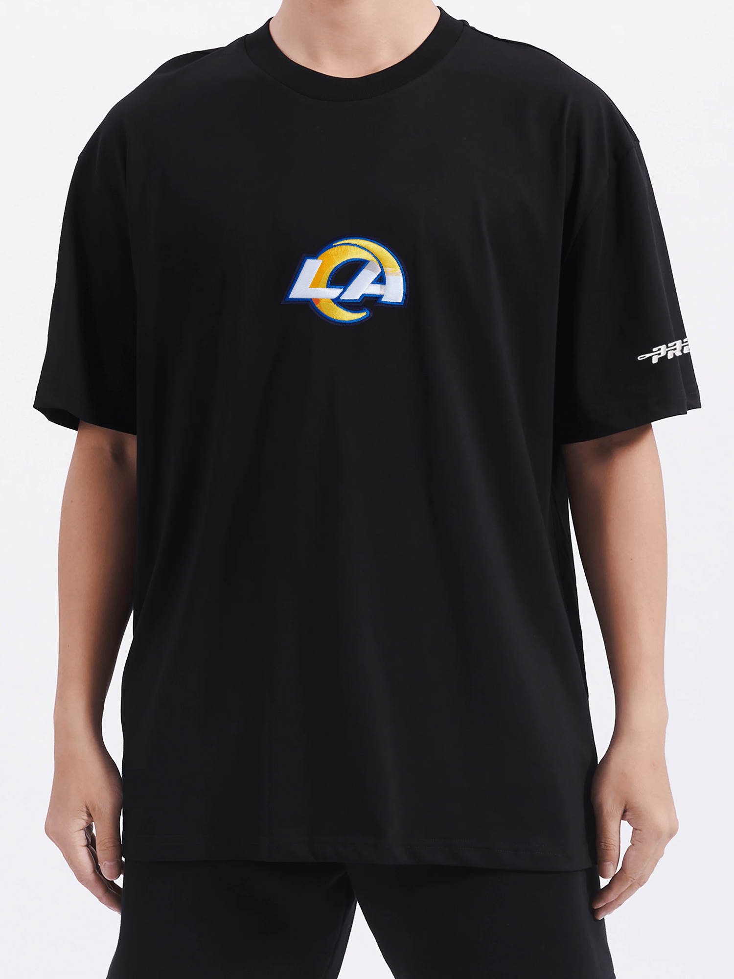 Los Angeles Rams Pro Standard NFL Icon Drop Shoulder T-Shirt - Black