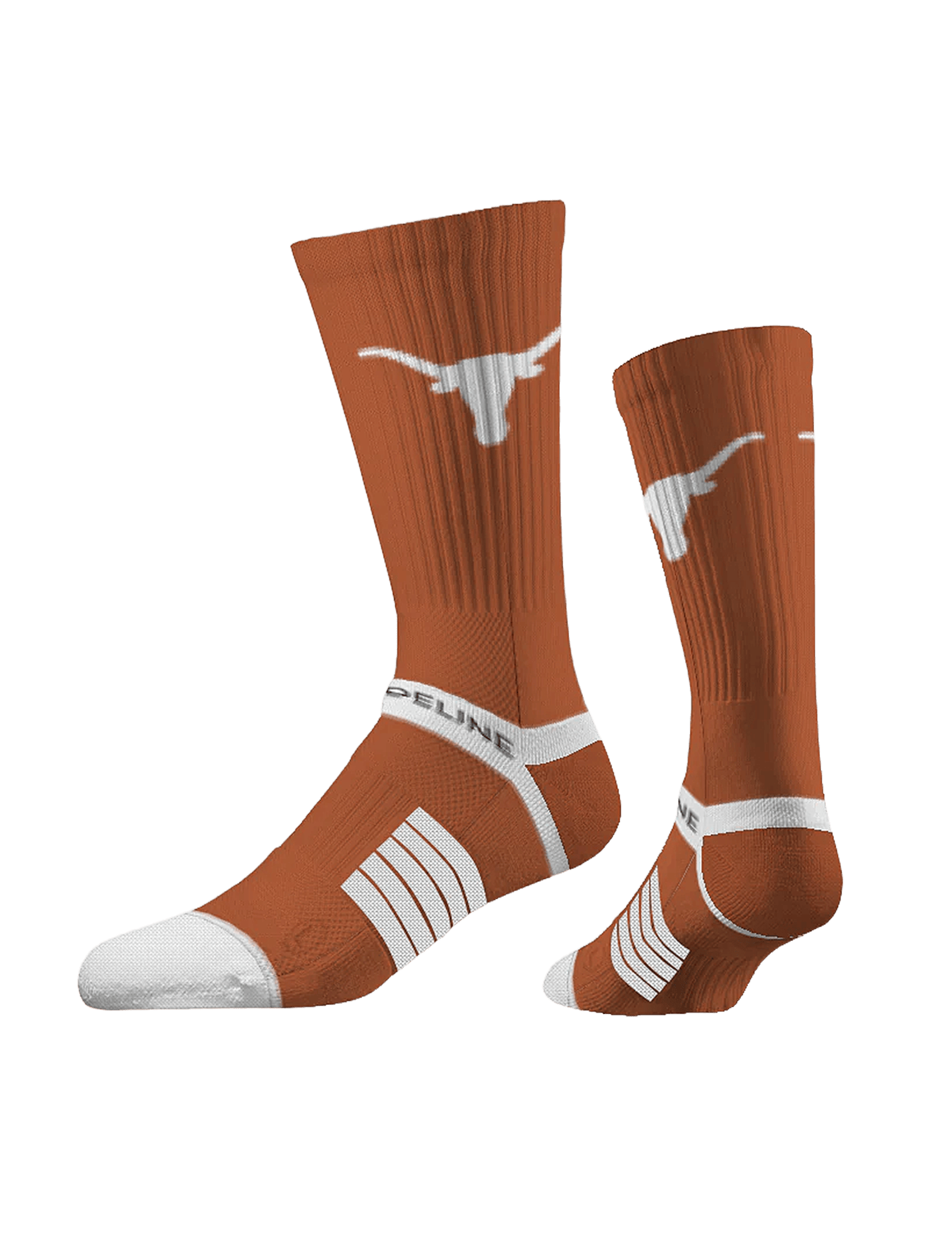 Texas Longhorns Strideline NCAA Team Premier Flex-Stretch Crew Socks