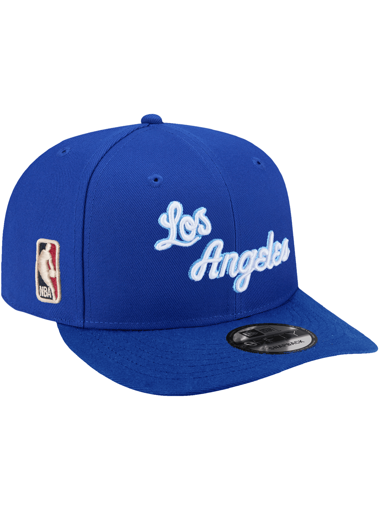 Los Angeles Lakers New Era NBA HWC 9FIFTY Pre-Curved Snapback Hat - Blue