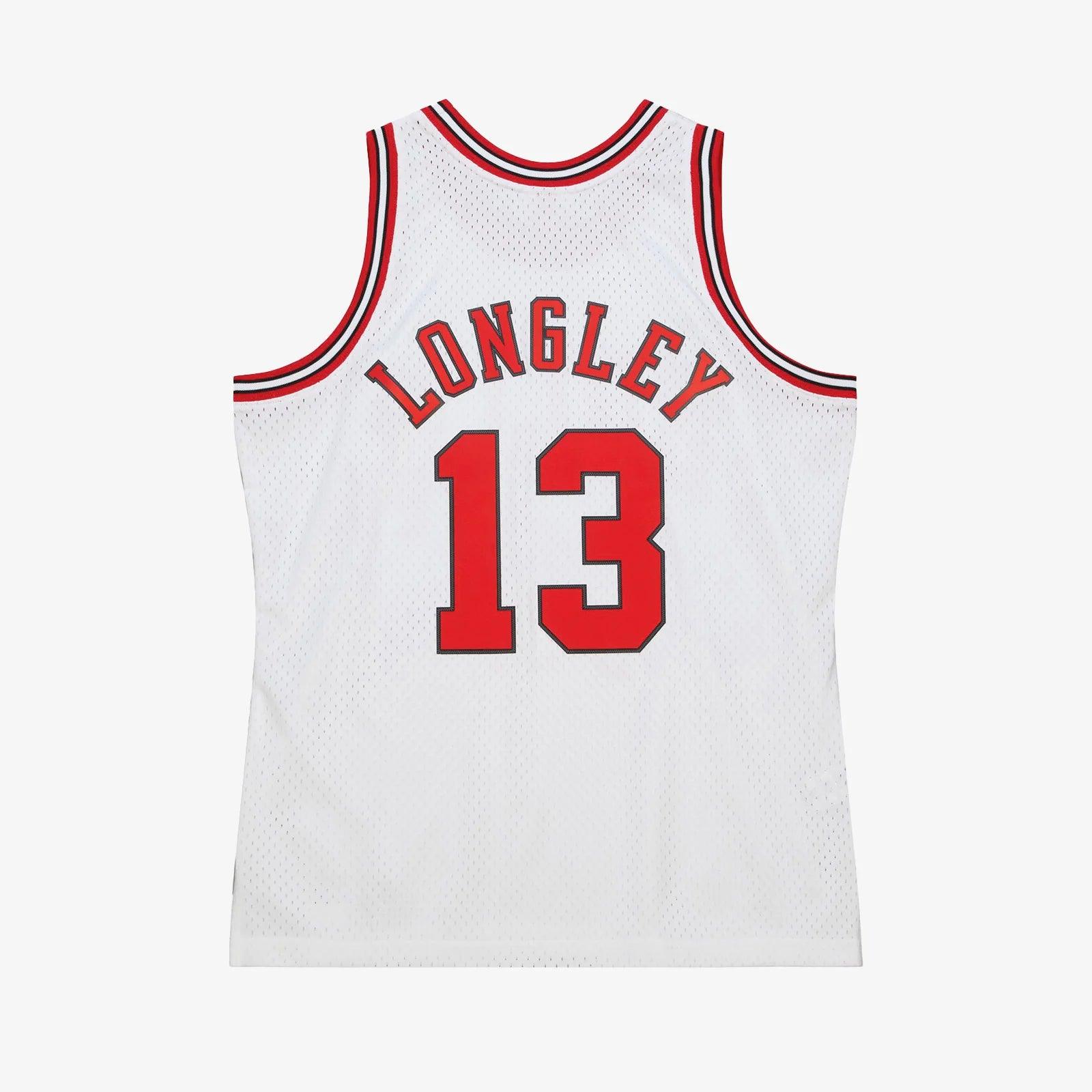 Luc Longley Chicago Bulls Mitchell & Ness NBA 97-98 Swingman Jersey - White