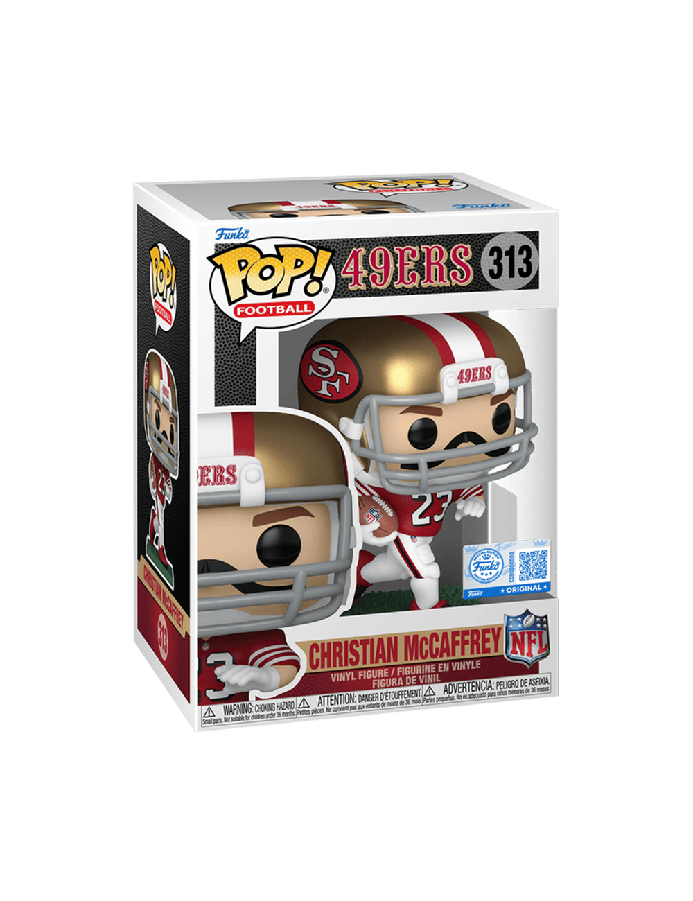 Christian McCaffrey San Francisco 49ers Funko NFL Alt Vinyl Pop Figure - 313