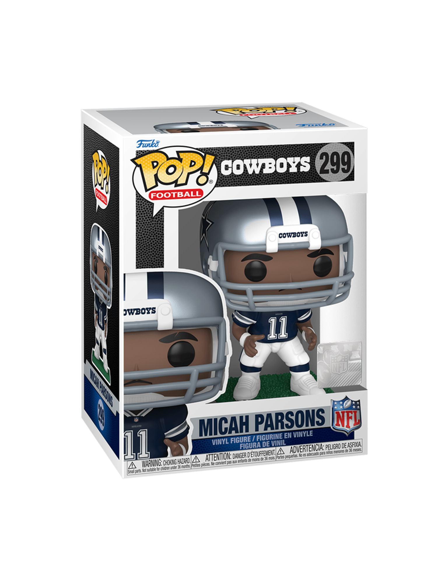 Micah Parsons Dallas Cowboys Funko NFL Pop Vinyl Figure - 299