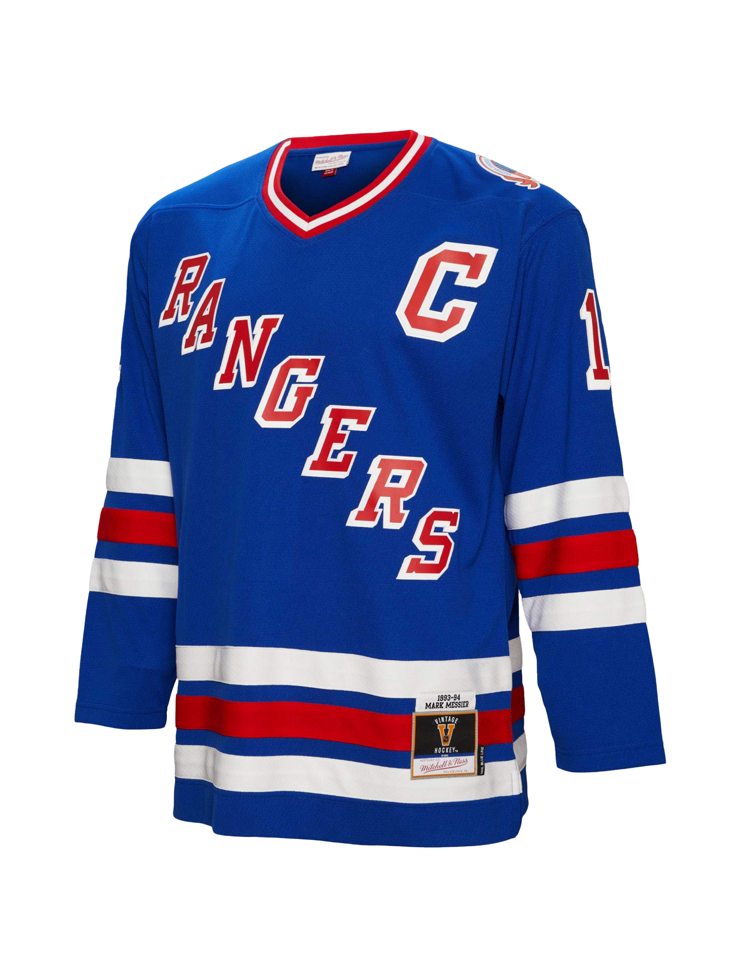 Mark Messier New York Rangers Mitchell & Ness NHL 1991 Power Play Jersey - Blue