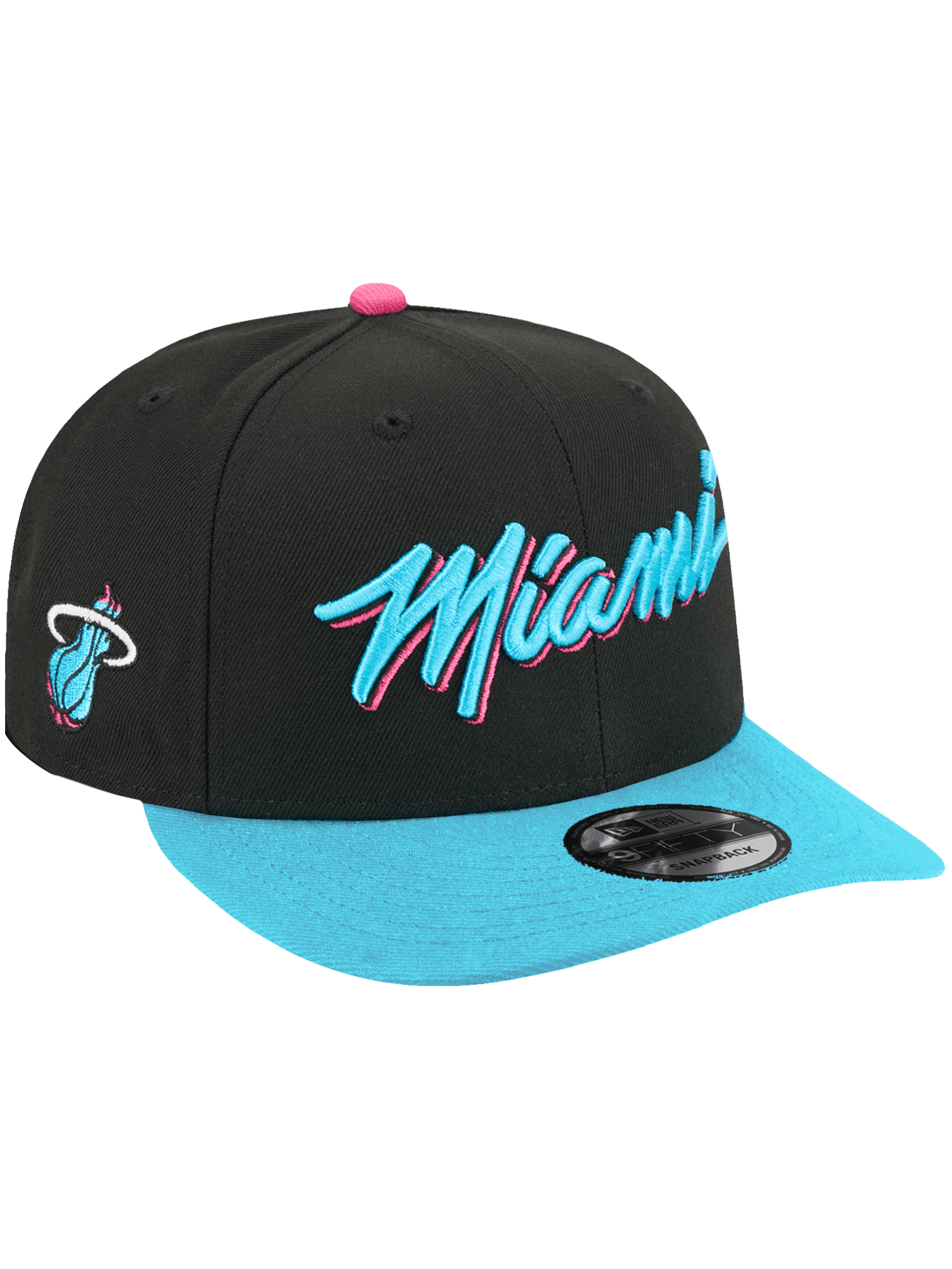 Miami Heat New Era NBA 25-26 City Edition 9FIFTY Pre-Curved Snapback Hat