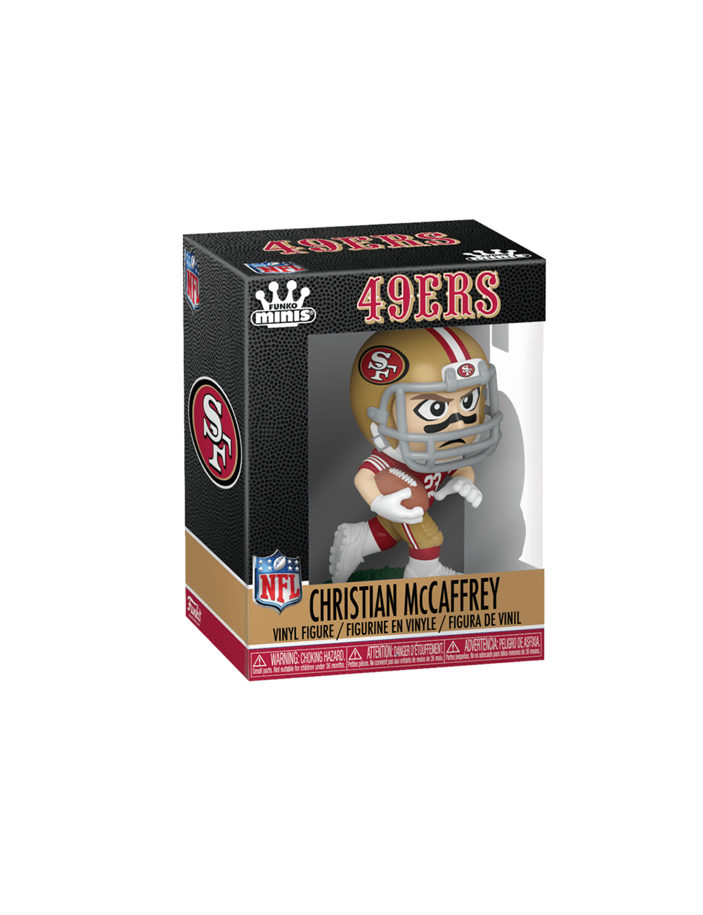 Christian McCaffrey San Francisco 49ers Funko NFL Mini 3" Vinyl Figure
