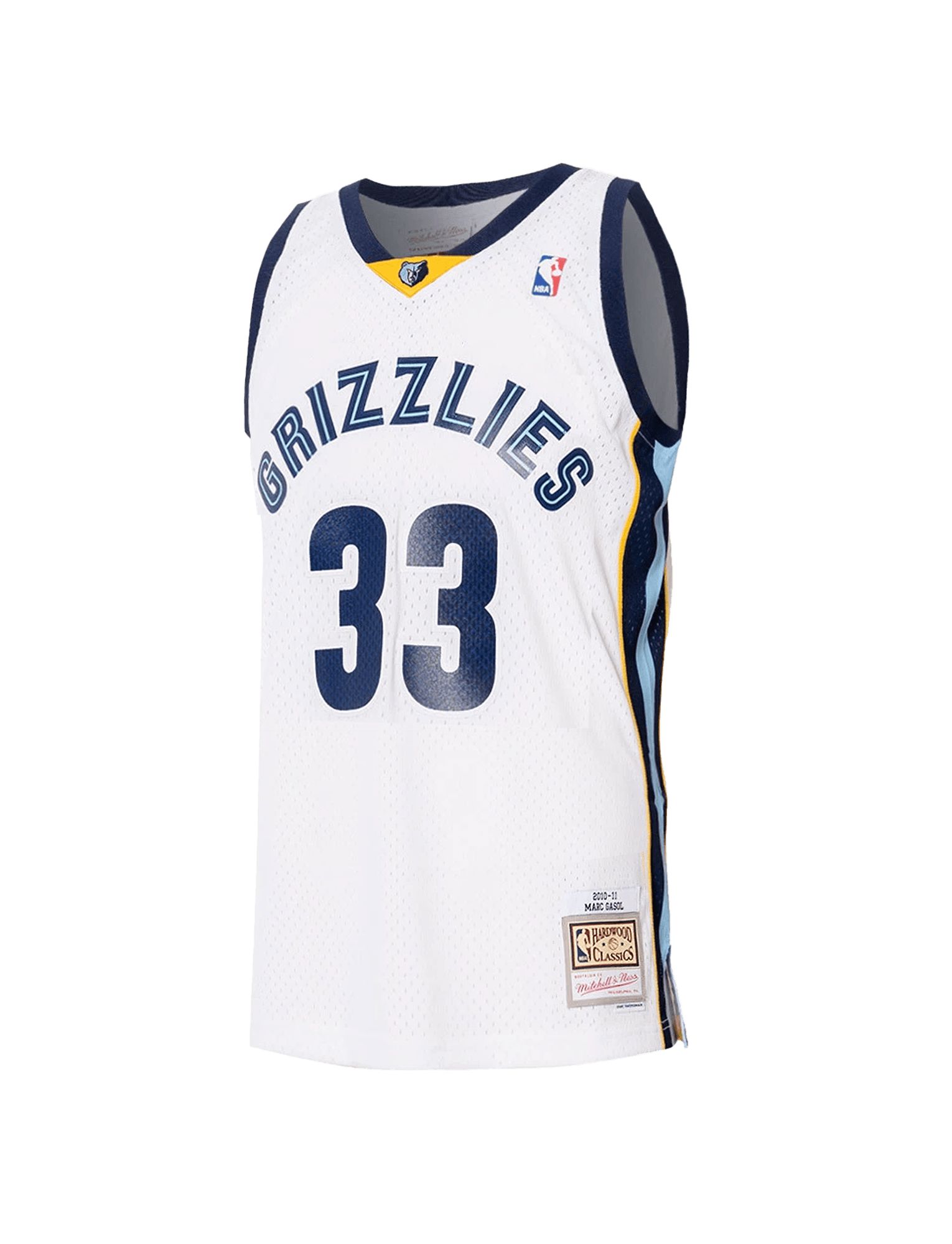 Marc Gasol Memphis Grizzlies Mitchell & Ness NBA 10-11 Home Swingman Jersey - White