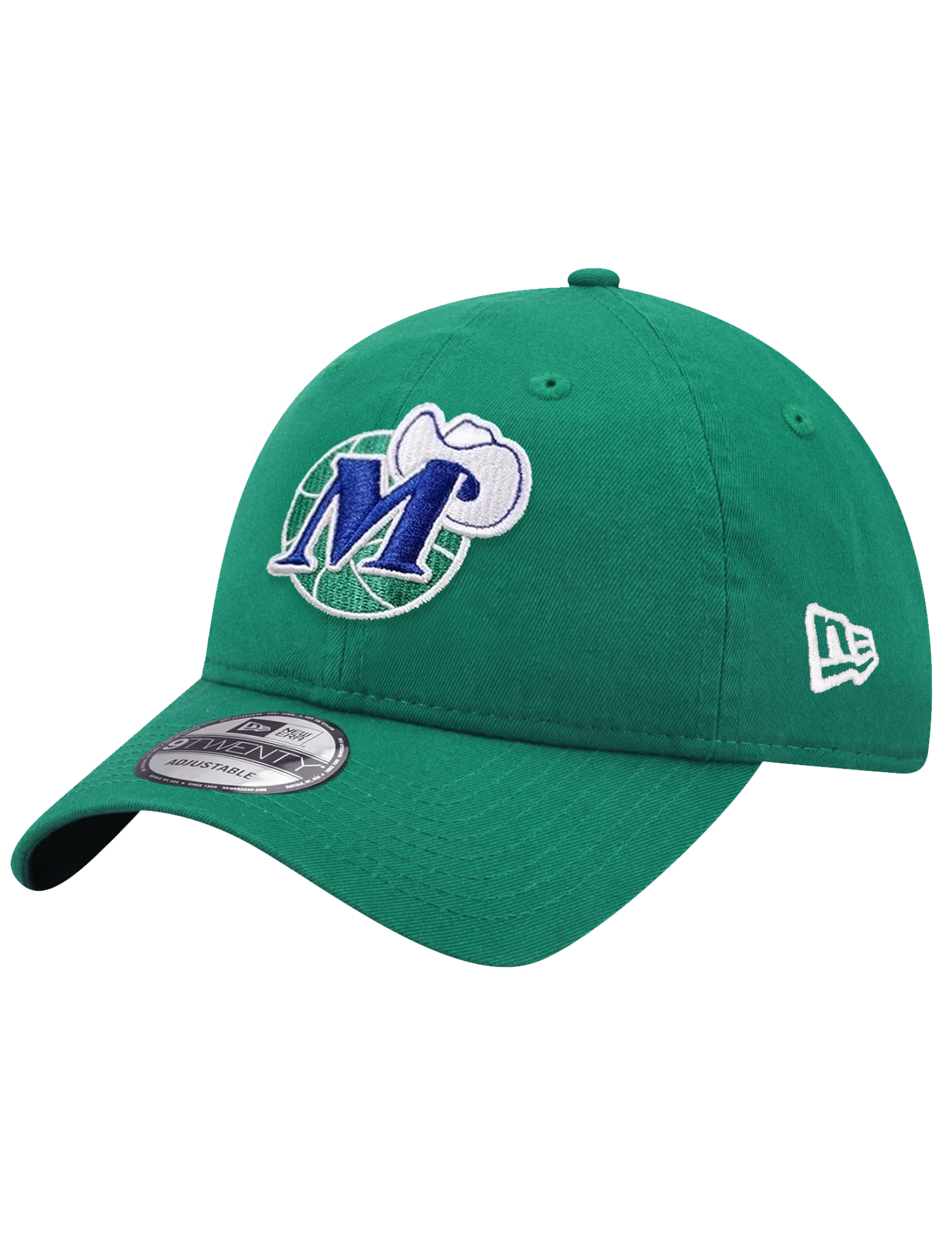 Dallas Mavericks New Era NBA HWC Logo 9TWENTY Strapback Hat - Green